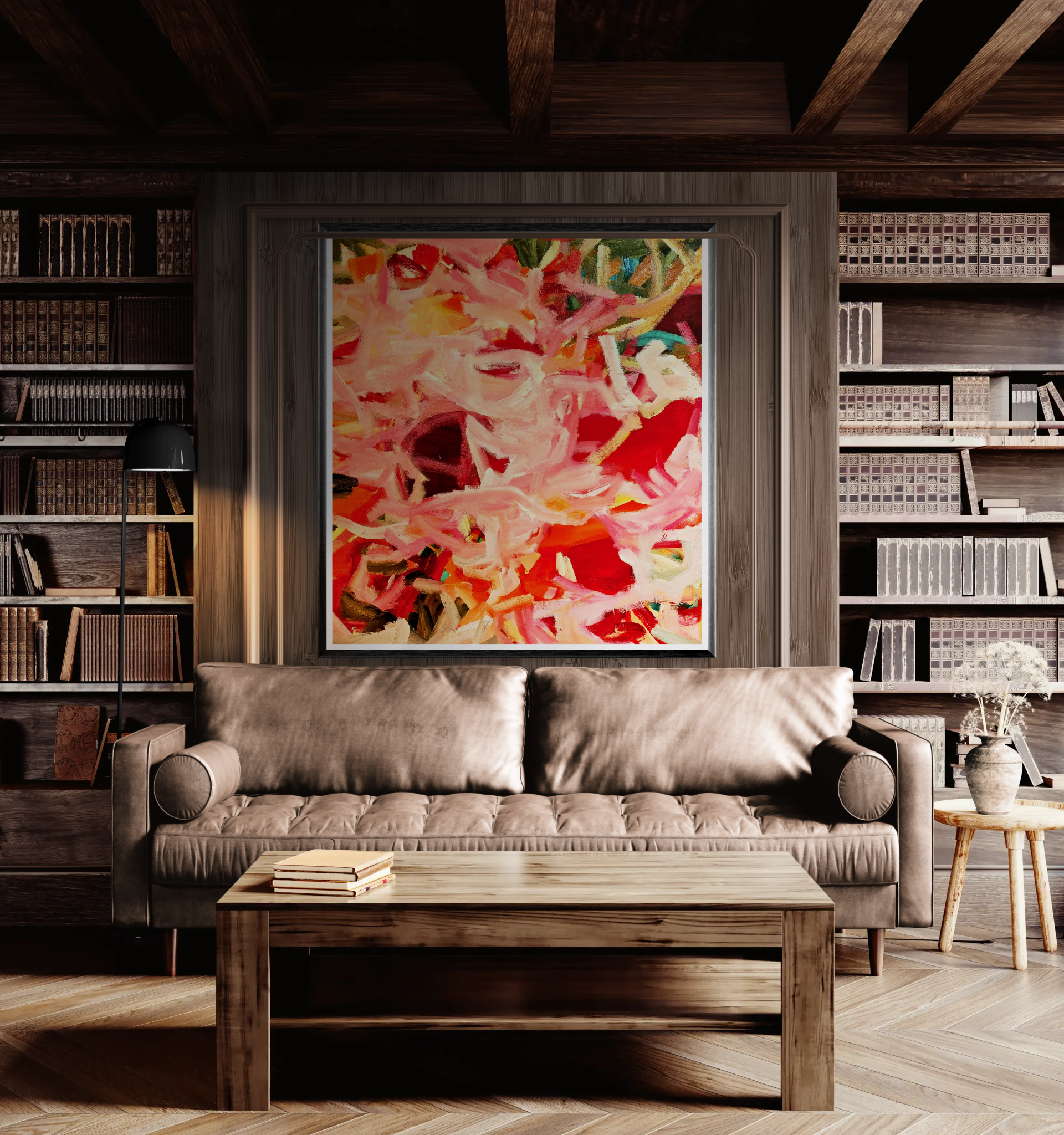 "Herzensgut", Ölfarben auf Leinwand, 130 x 140 cm