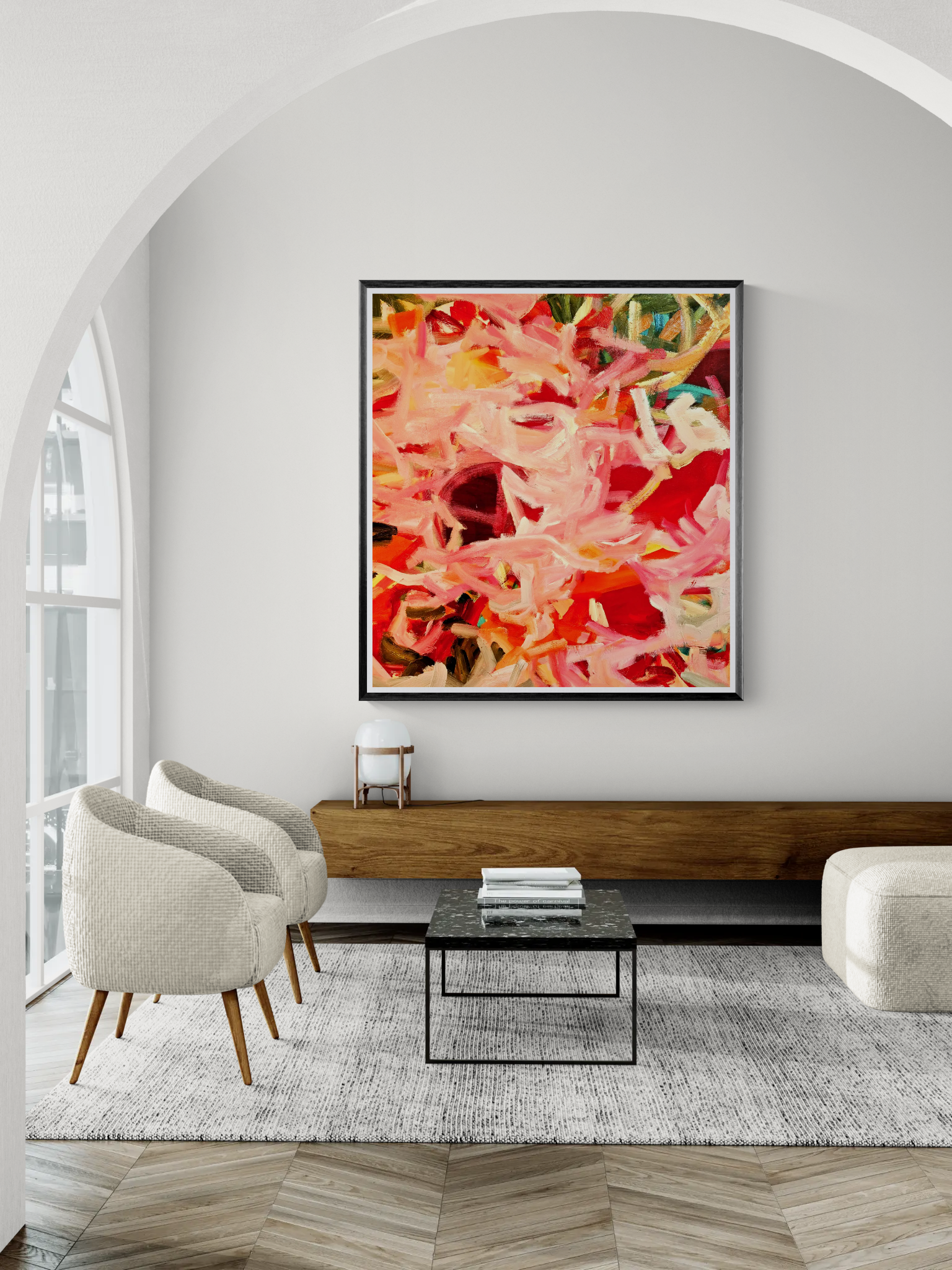 "Herzensgut", Ölfarben auf Leinwand, 130 x 140 cm