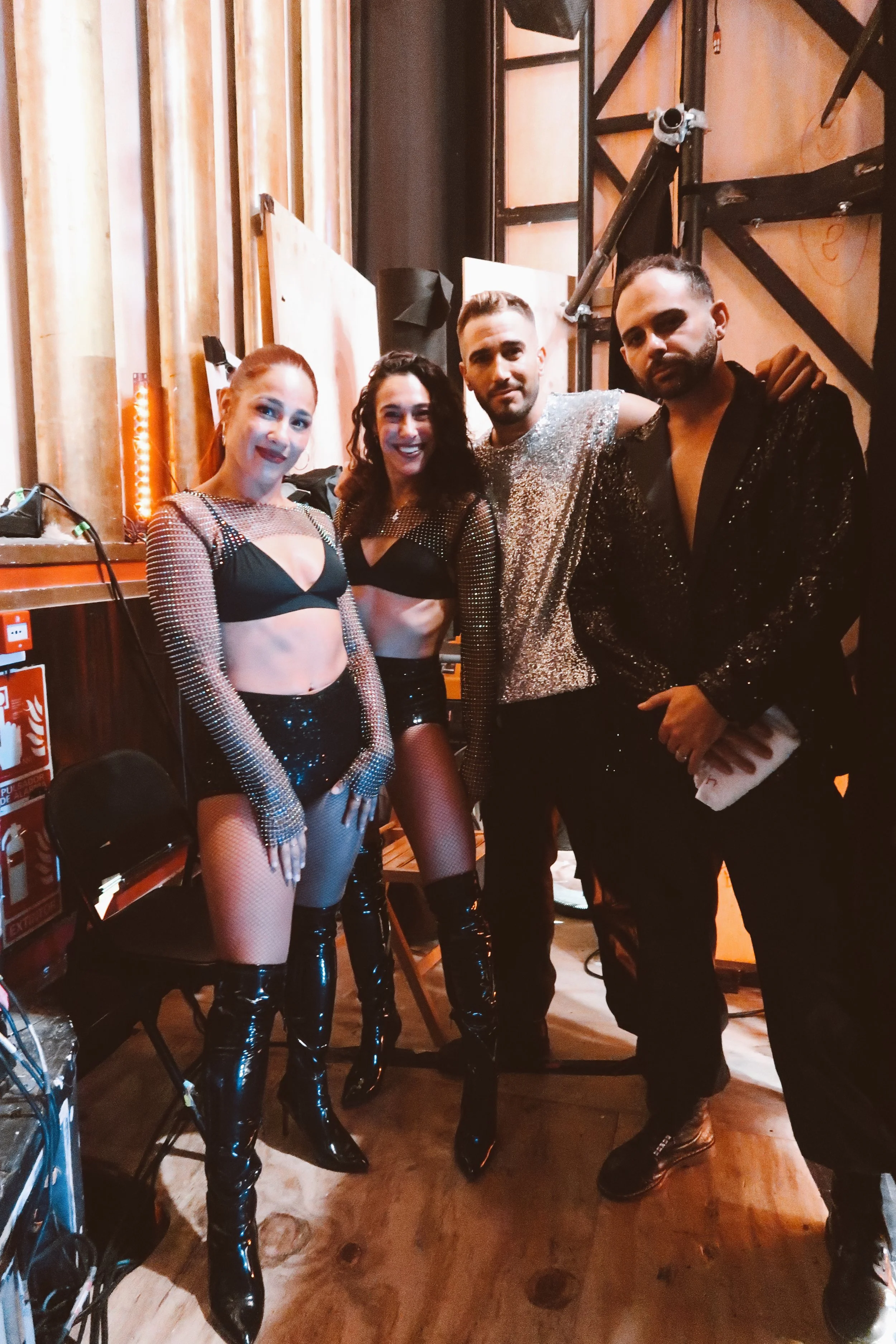 Los bailarines de Los Morancos