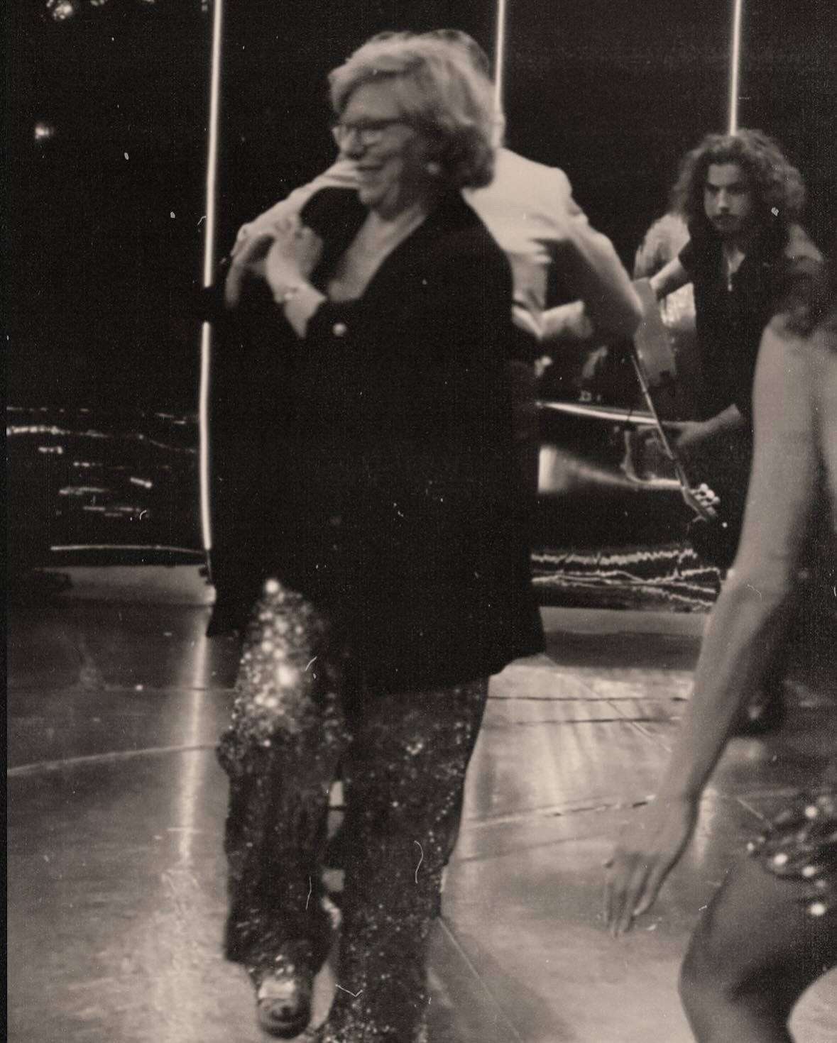 Maite Cadaval, bailando en el escenario