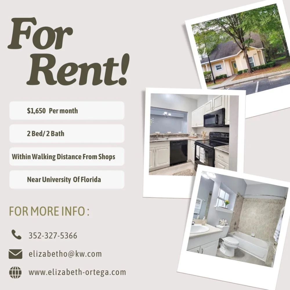 🎓 2 Bed / 2 Bath Rental Near UF &ndash; Move-In Ready!
📍 Just steps from the University of Florida
✨ Spacious, modern, and in a prime student-friendly location
🔑 Available now &mdash; schedule your showing today!

#GainesvilleRentals #UFLiving #Co