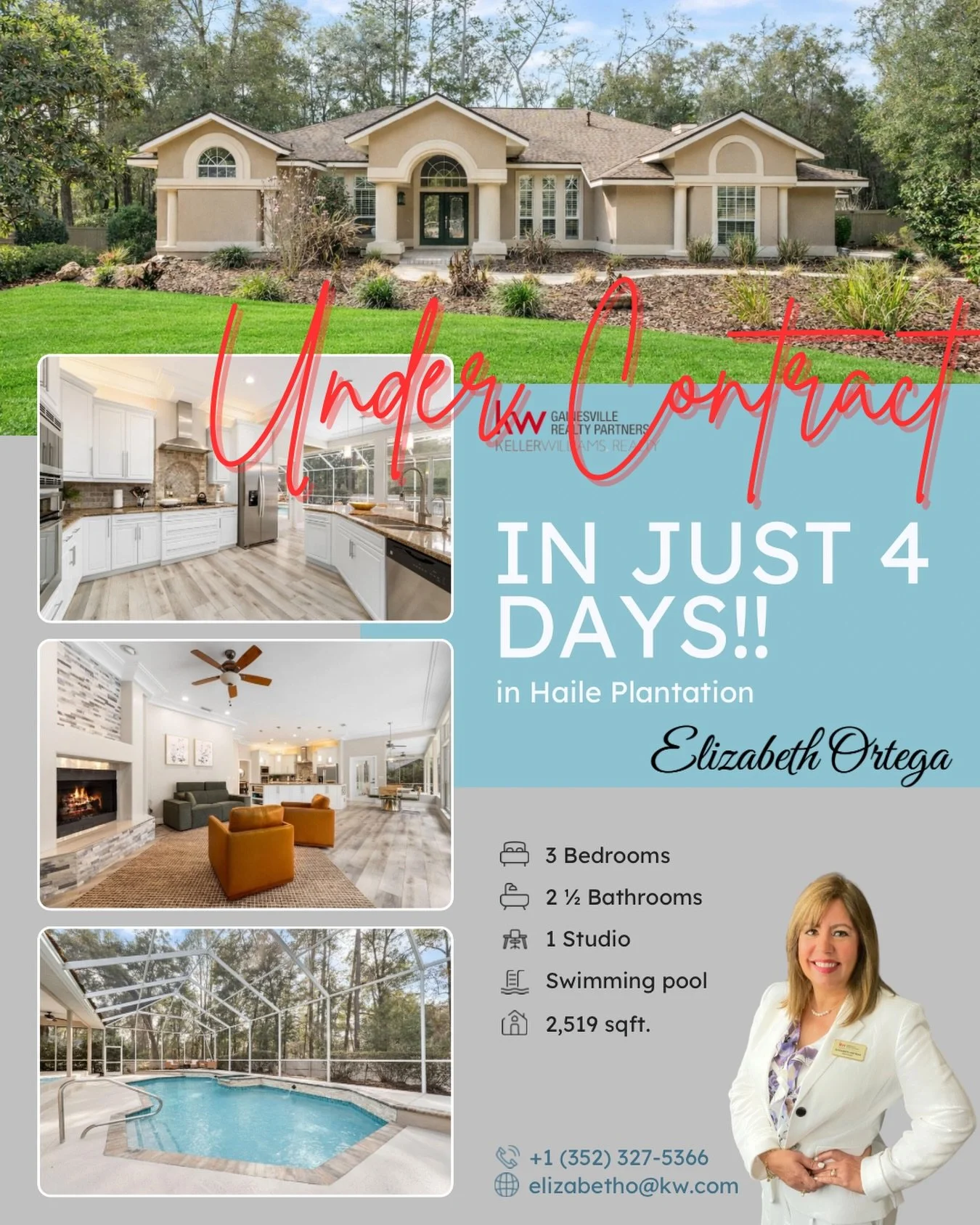 ✨ UNDER CONTRACT IN JUST 4 DAYS! ✨🏡🔥

After a very successful Open House 🎉🚪 and lots of excitement from buyers, this beautiful home in Haile Plantation is now UNDER CONTRACT in only 4 days! 🏡💫

In today&rsquo;s competitive real estate market 📈