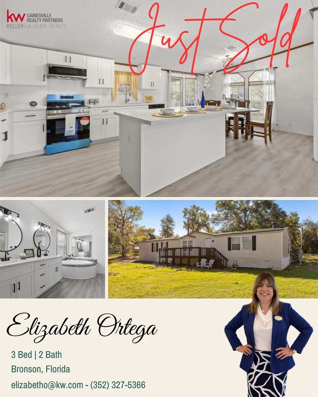 🏡✨ SOLD in Bronson, Florida! ✨🔑

Another successful closing! I&rsquo;m so grateful to have represented my investor sellers on this 3-bedroom, 2-bathroom mobile home that has officially closed! 🙌

I&rsquo;m especially thankful for my seller, who ha
