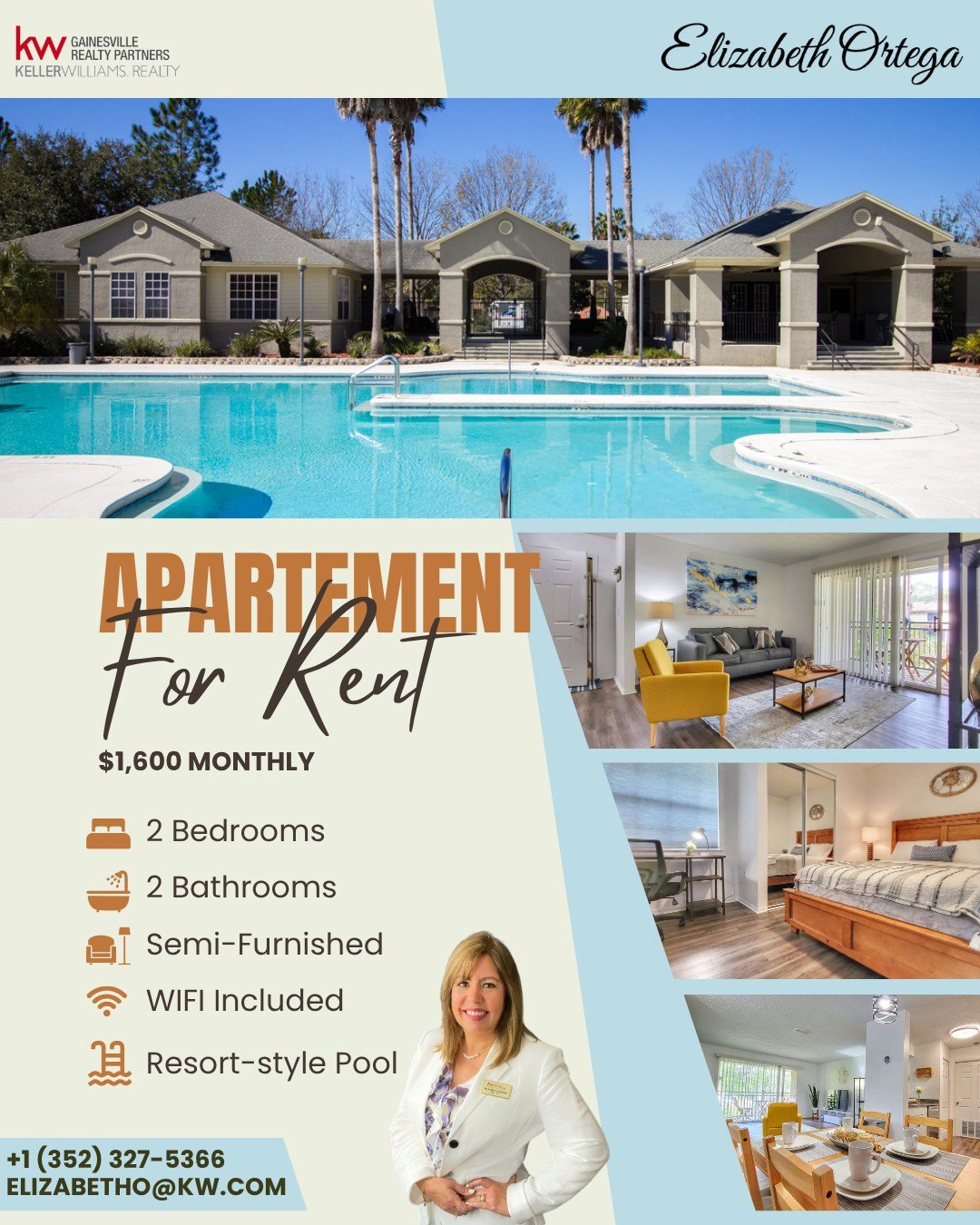🏡 For Rent in Gainesville. Prime Location!

📍 Minutes from UF, Shands &amp; VA
🌴 Amazing amenities
🏊&zwj;♀️ Resort-style pool
🛋️ Furnished or unfurnished
⏳ Available NOW

Perfect for professionals, students, or anyone looking for convenience + l