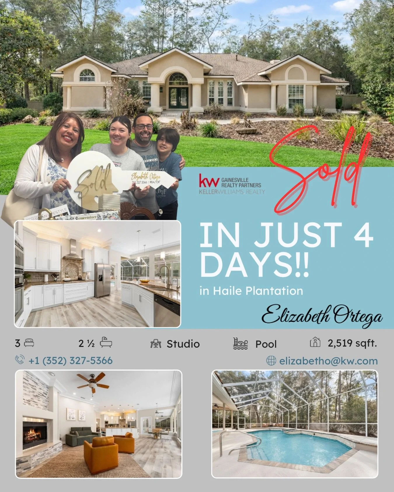 Feeling incredibly grateful and excited for this beautiful family as they relocate to their new home in Winter Garden 🏡✨

This home went under contract in LESS than 4 days 🙌🔥 and it&rsquo;s a perfect example of what happens when preparation, strat