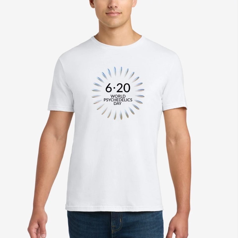 ✨ Wear the Movement. Share the Message.
Celebrate #WPD620 in style with official World Psychedelics Day gear!

🖤 T-shirts

Whether you're attending an event, hosting your own gathering, or showing your support online, our swag helps spark conversati