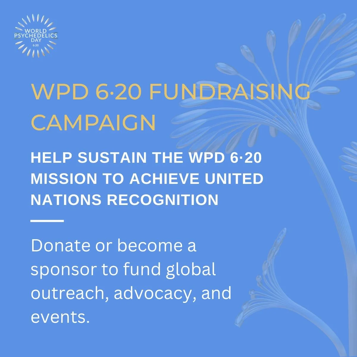 Today, on the Winter Solstice, we&rsquo;re launching the World Psychedelics Day fundraising campaign!

This movement exists because people around the world believe in healing, ethics, science, tradition, and collective care.

This next chapter suppor
