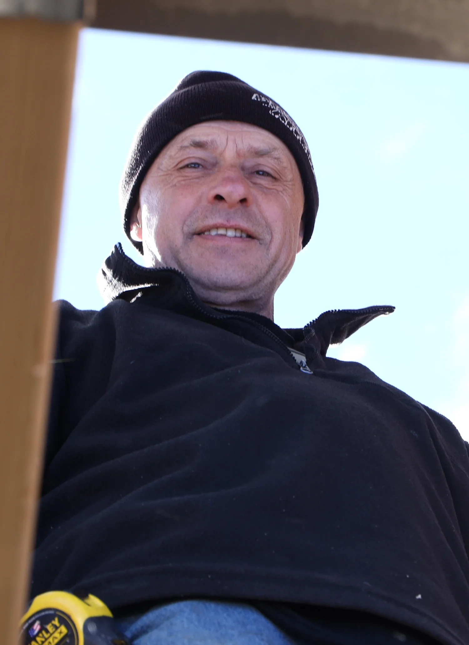 pat mcateer working at eagle bear construction job site carnelian bay ca