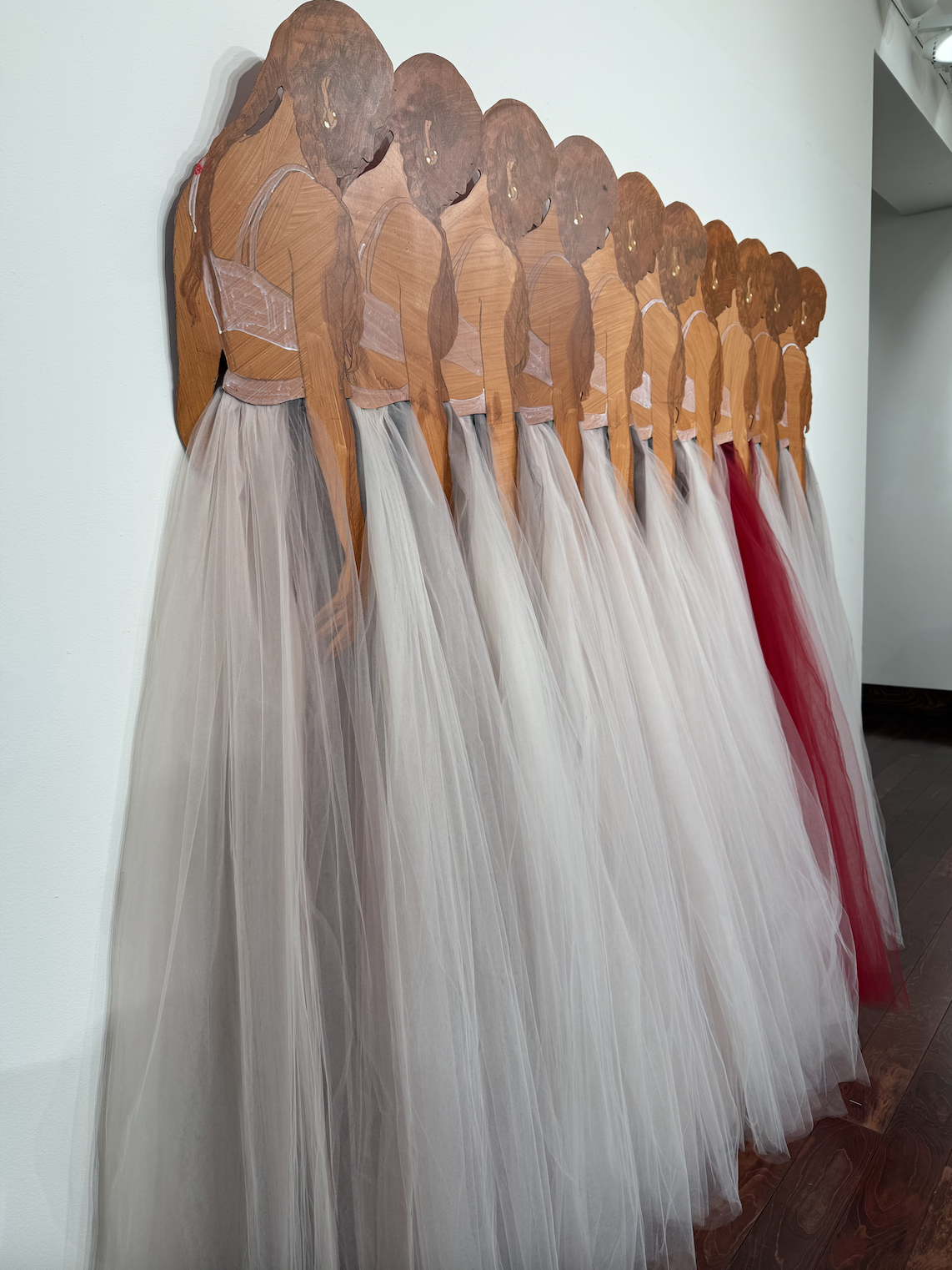 Jessica Vollrath, sculpture work from her solo exhibition ‘ A good end’ at the South Dallas Cultural Center, April 2025. Courtesy of the artist.
