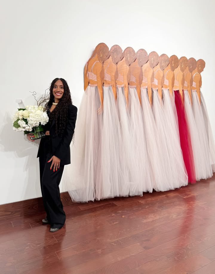 Photos from Jessica Vollrath’s solo exhibition opening ‘A good end’ at the South Dallas Cultural Center, April 5 - May 1, 2025.