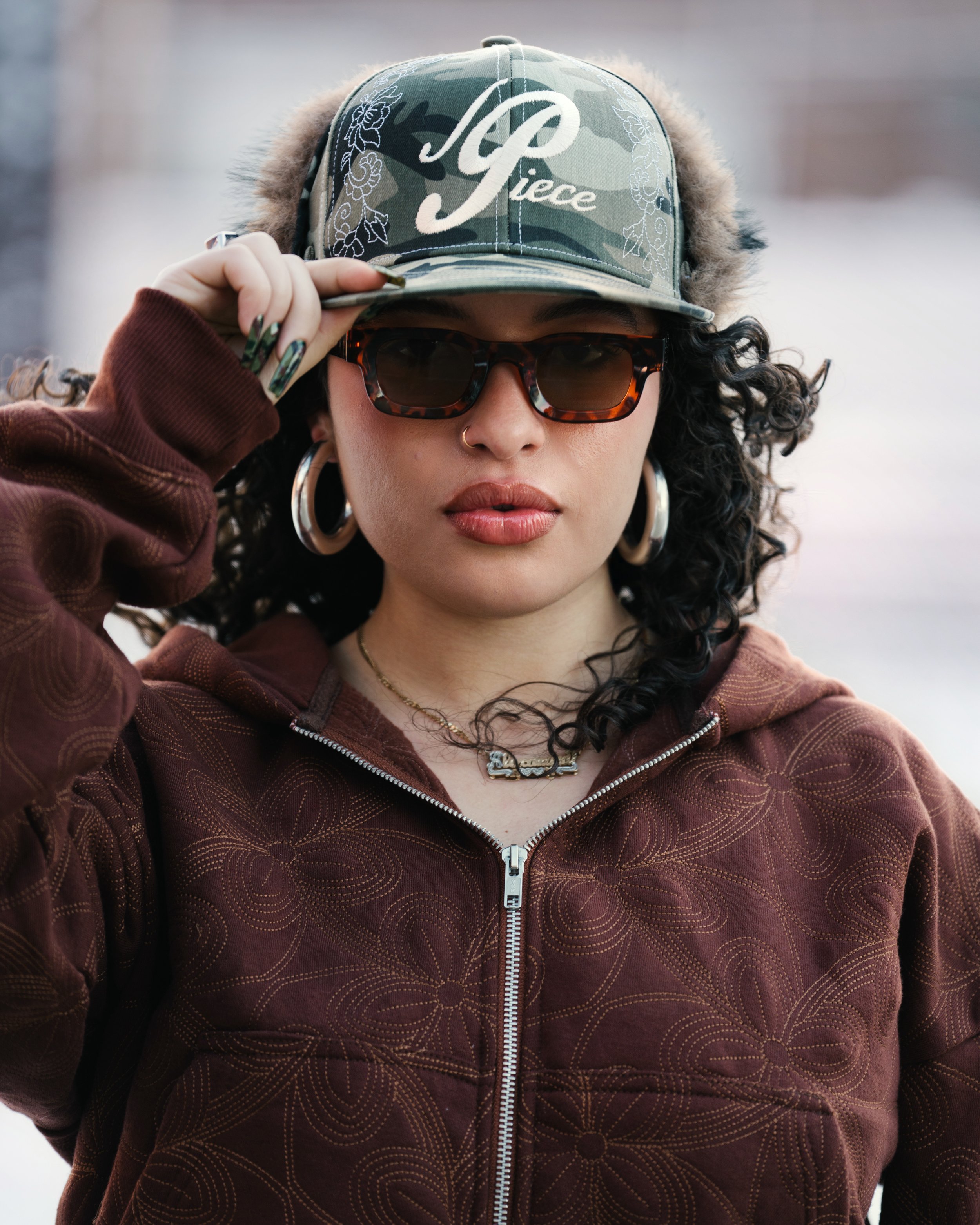 Signature Camo Hat / Detachable Fur