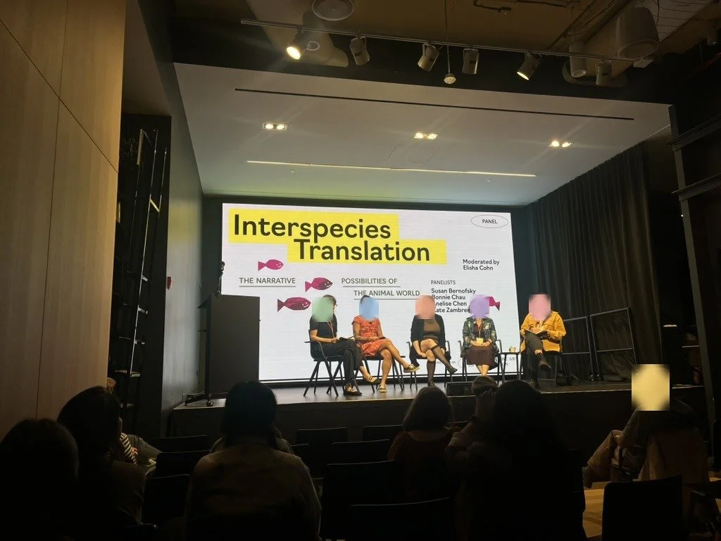 Panel Interspecies Translation at the Center for Fiction, Brooklyn