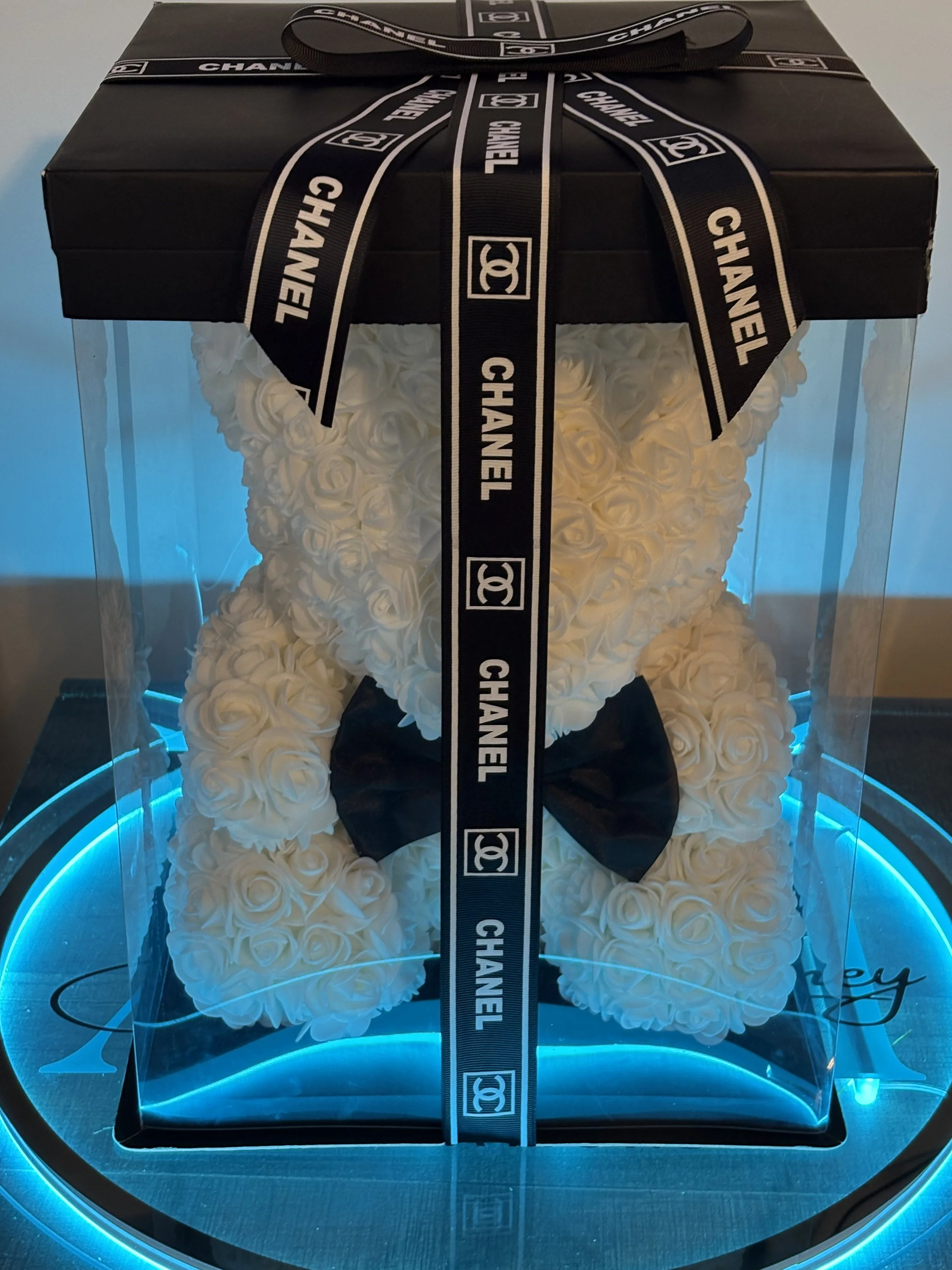 Box and Ribbon for Honey Bears