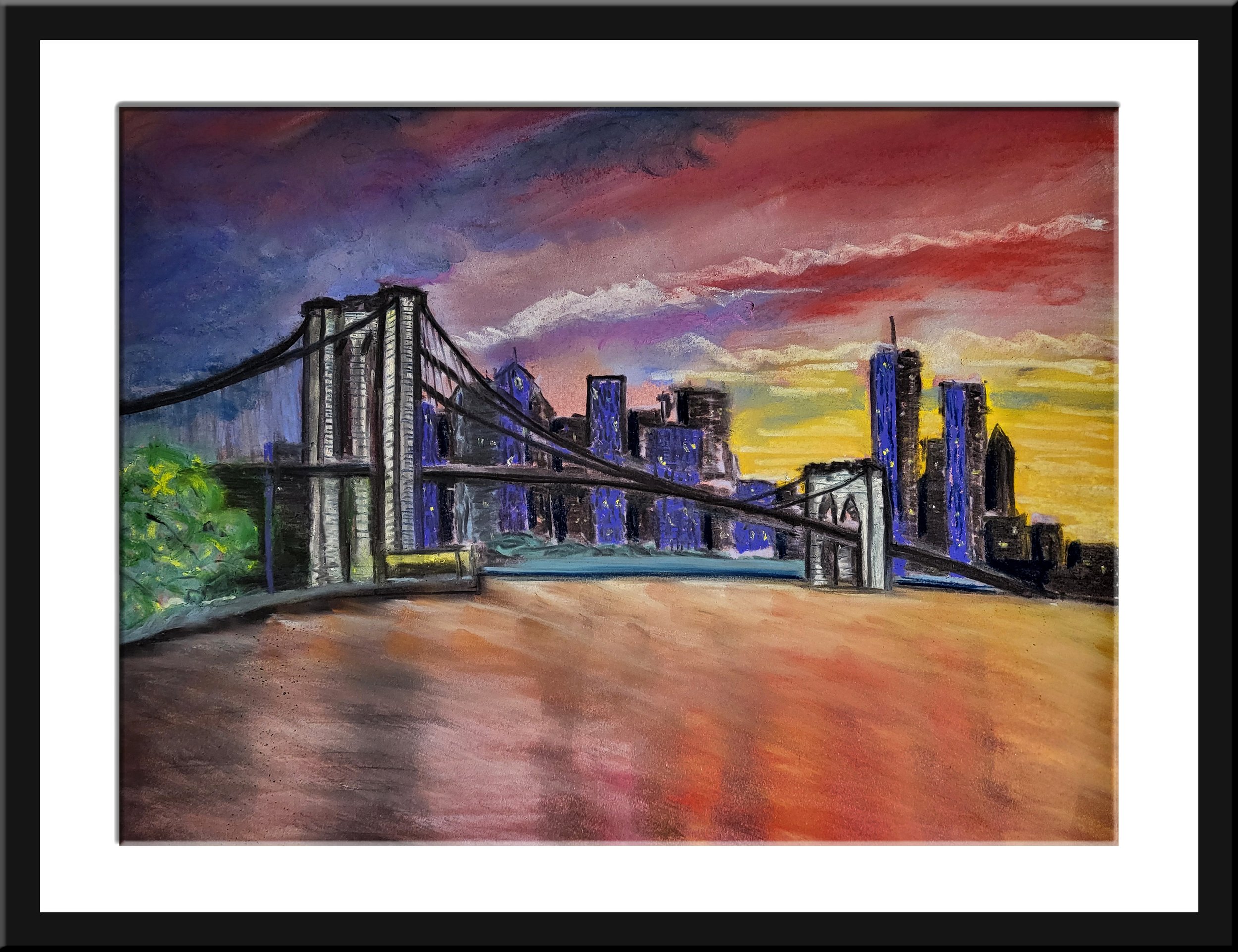 Jame-Brand-Brooklyn-Bridge-Sunset-Illustration - HyFyve Marketing.jpg