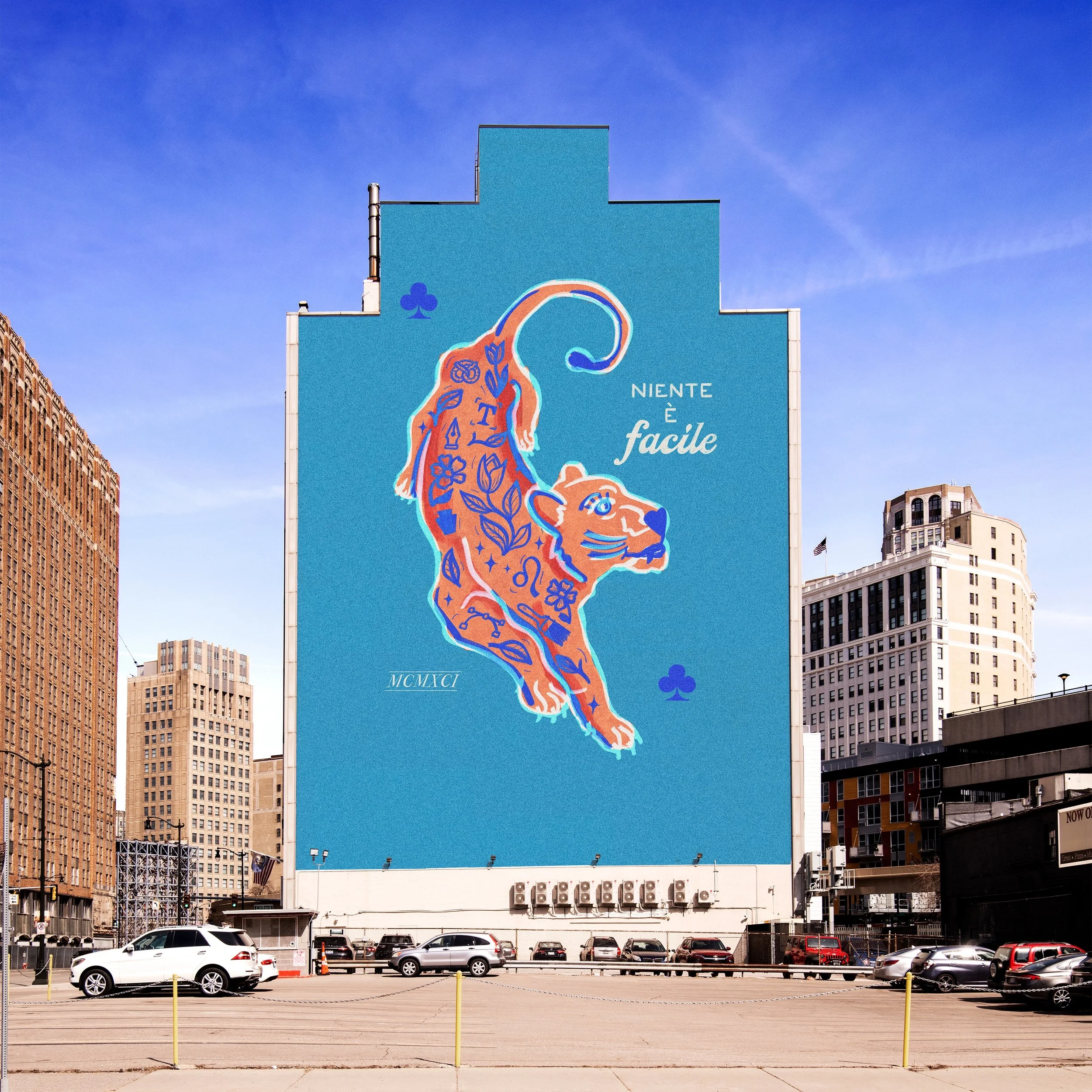 Leos are all heart. Loyal, and passionate about everything they do. They literally light up a room.

Here&rsquo;s a mural mockup for all my fellow Fire Signs ♌️ 🔥
.
.
#muralconcept #leoseason #firesign #creativedirection #handdrawn
