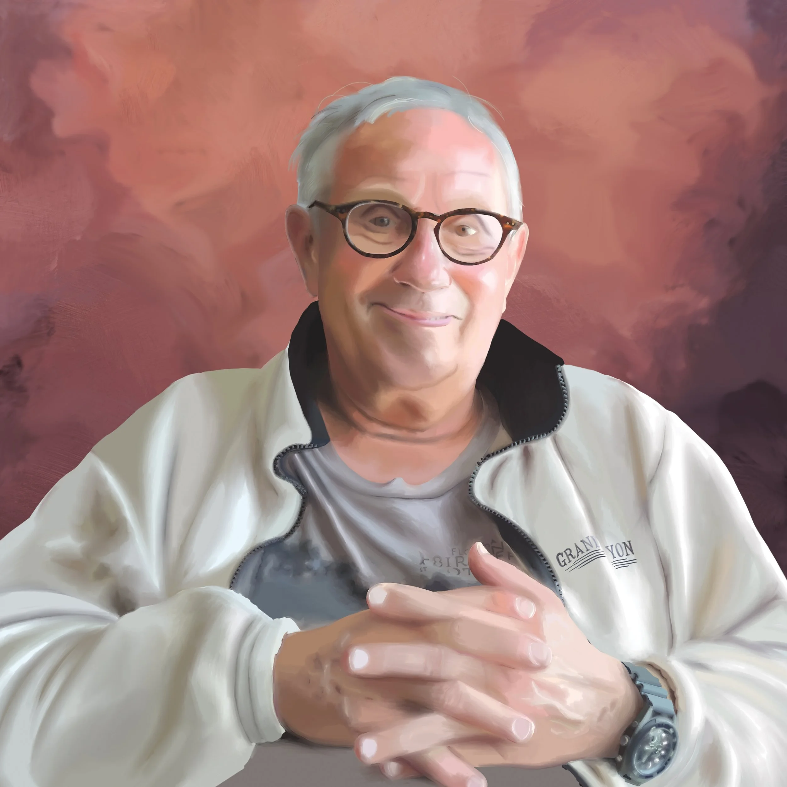 Painted in memory of someone special. This is only my third portrait and I really feel like something clicked. It was also the first time I painted slow, I wasn&rsquo;t trying to rush. It was important to capture little details like that ever so slig