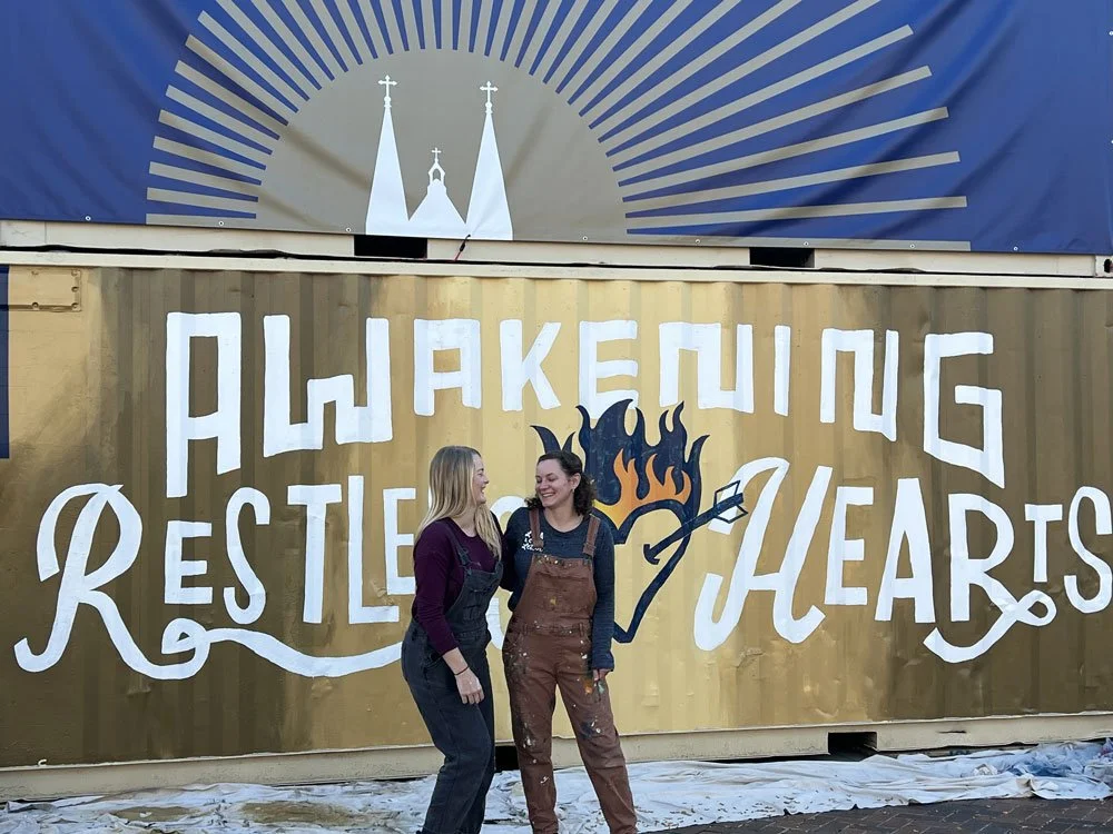 Turning a Shipping Container into an Interactive Campus Mural