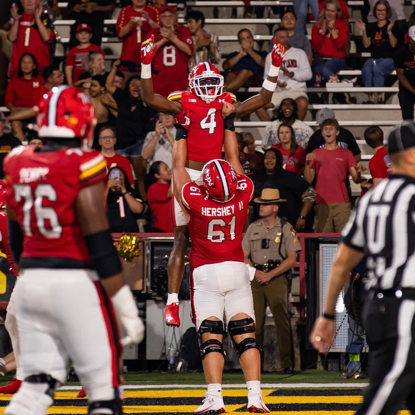 Dream come true for this PG County Kid 🥹🐢🏈🔥📸🔥#Elevate 

 
Special thanks to: 
@rickyricardi 
@michaellocksleysr 
@richardblackmanmedia