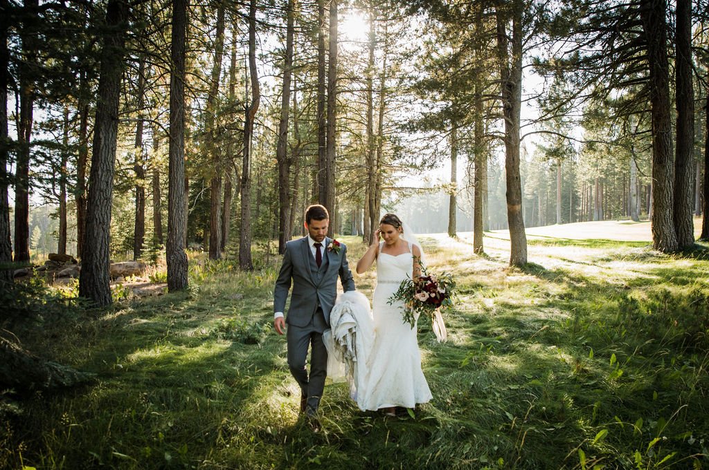 tahoe forest wedding
