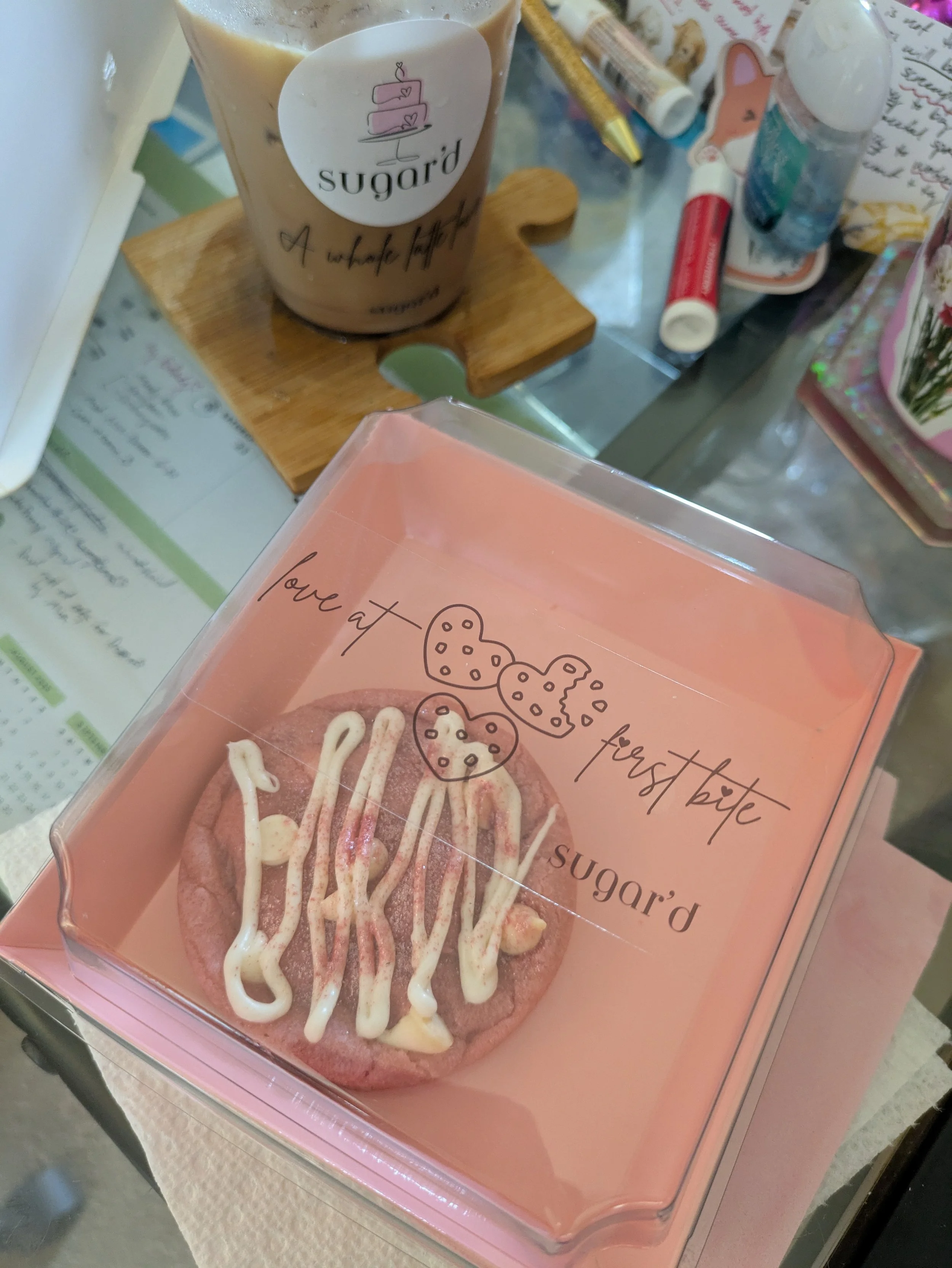 Pink Velvet Cookie