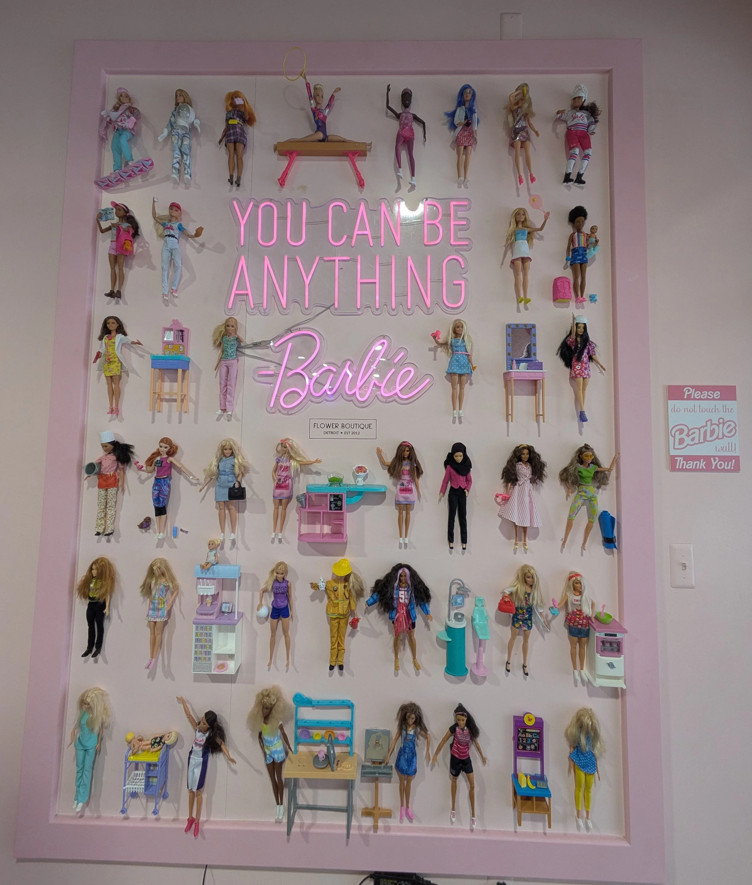 The Barbie Wall