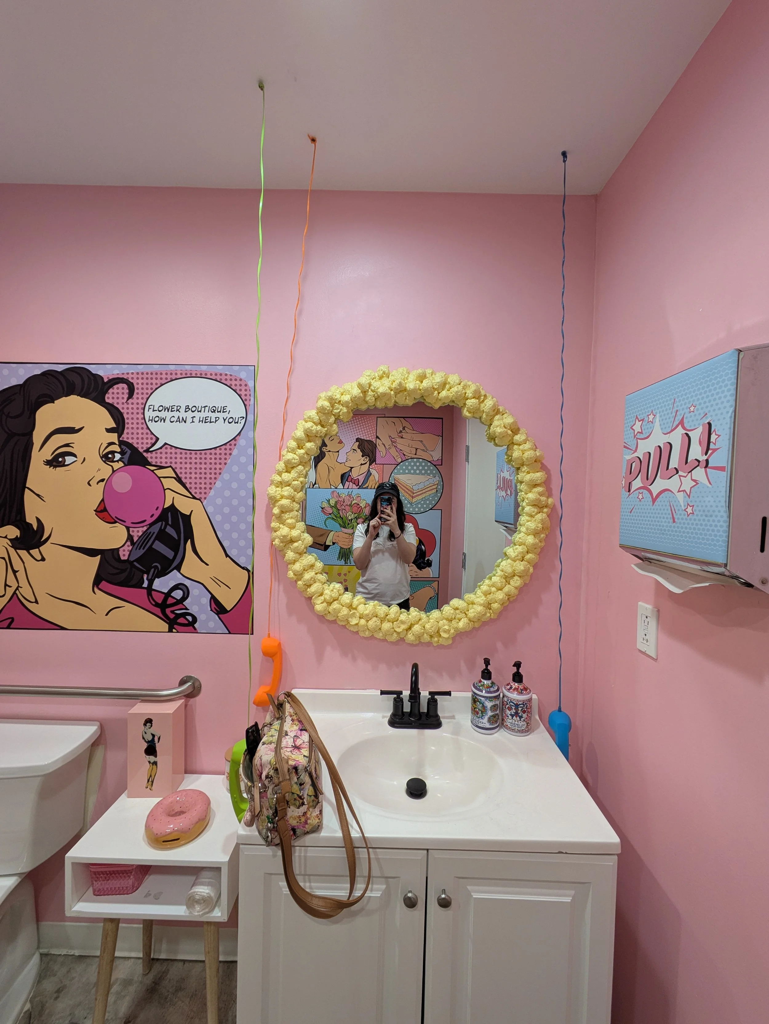 Hanging Phones in the Bathroom