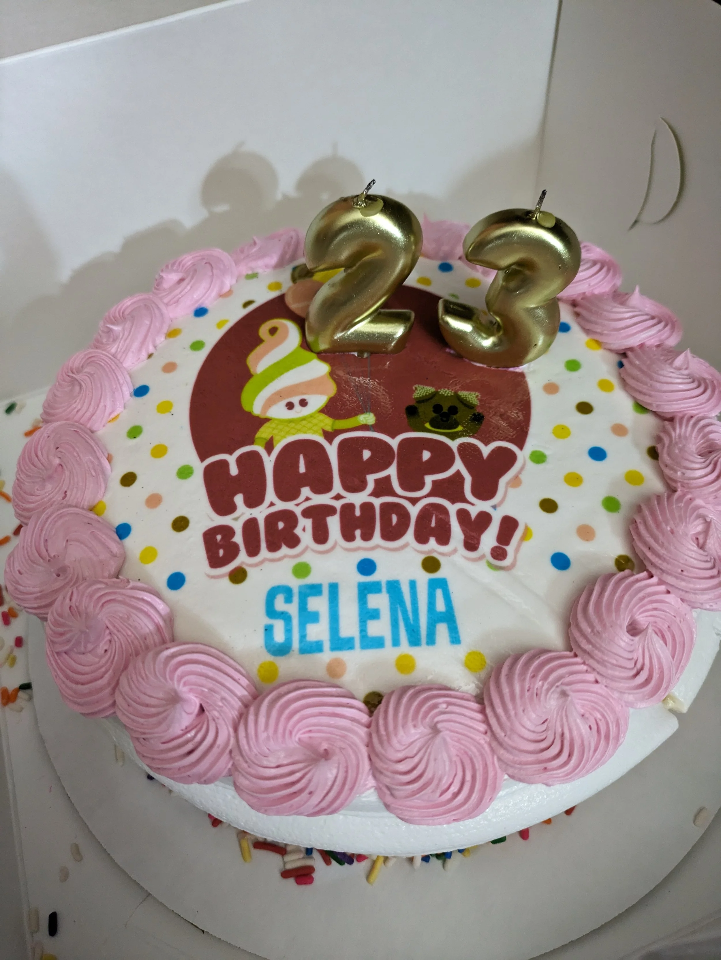 An Ice Cream Cake from Menchie's