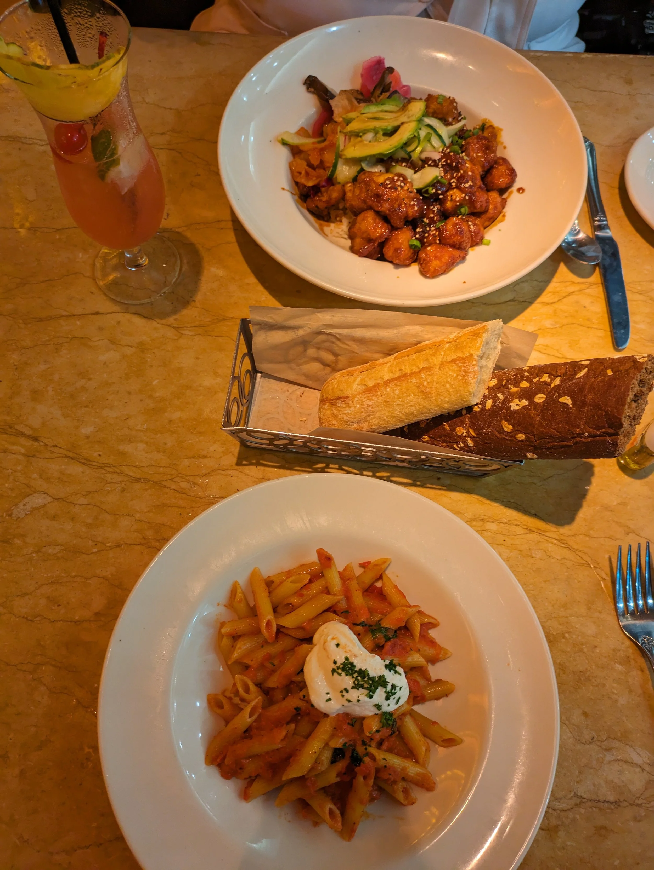 Lunch at the Cheesecake Factory