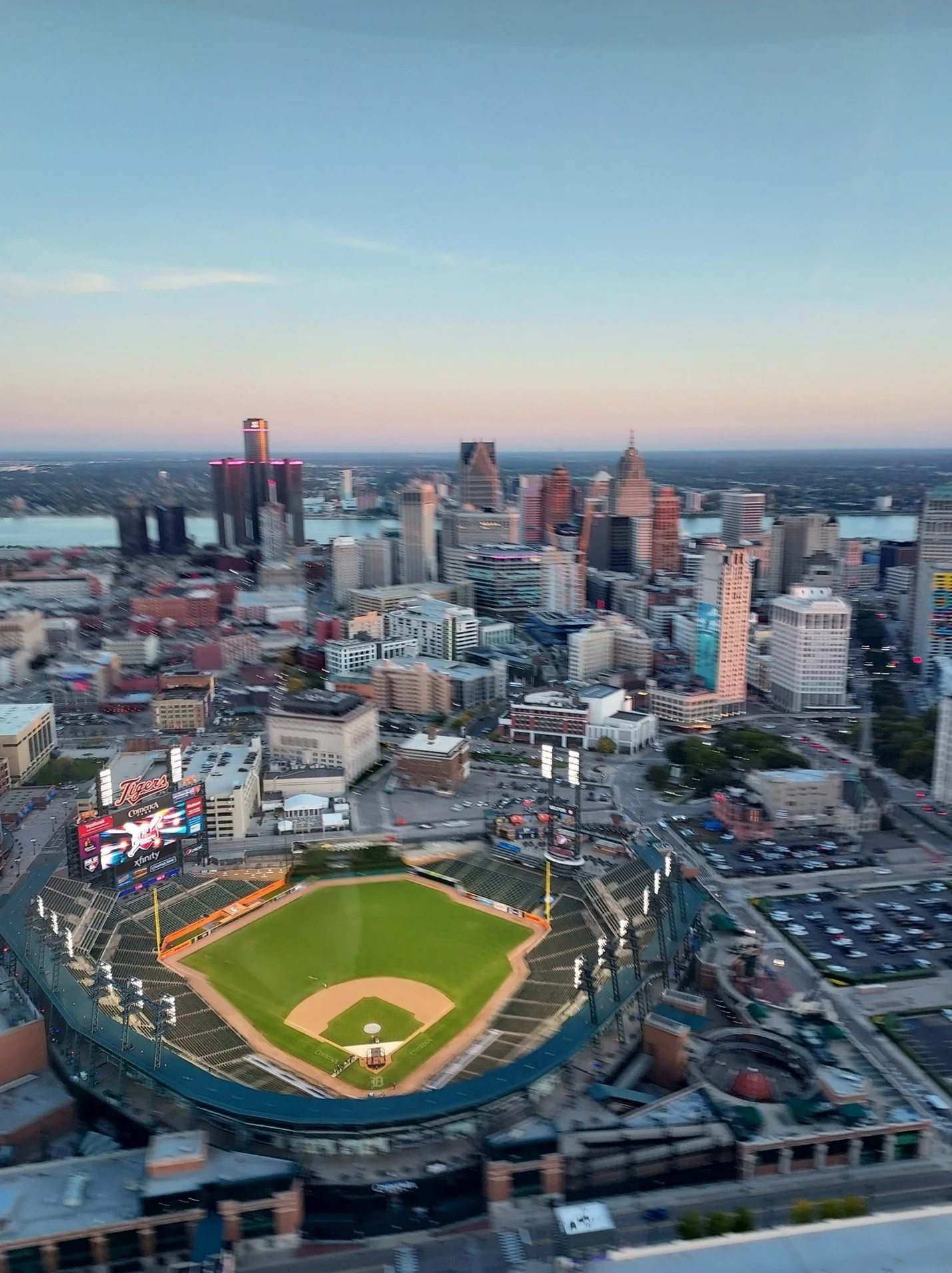 Comerica Park Baseball Field