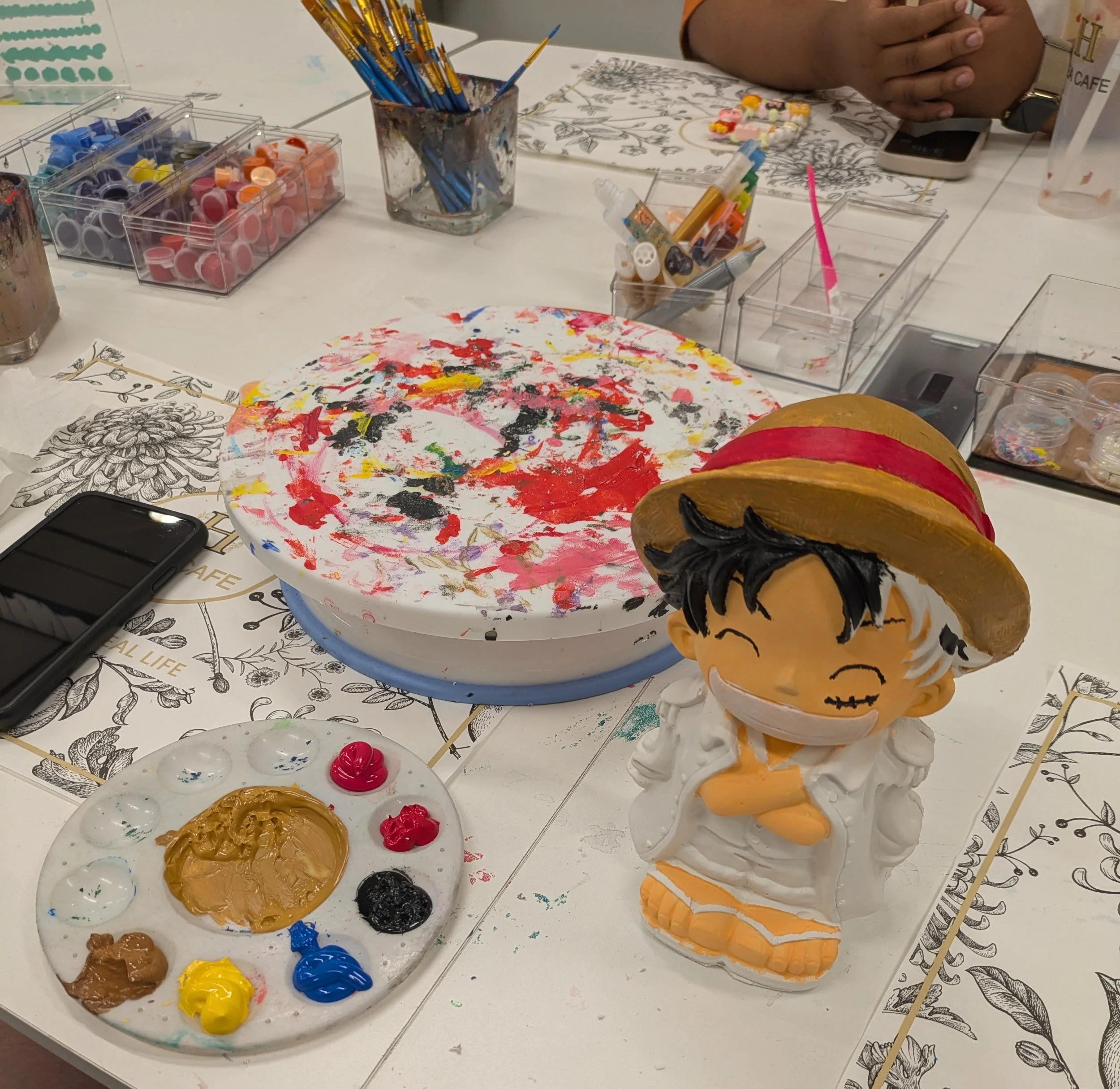 My Boyfriend Painted Luffy from One Piece :)