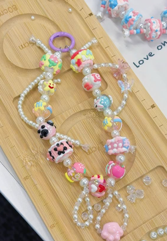 Beaded Phone Wristlet