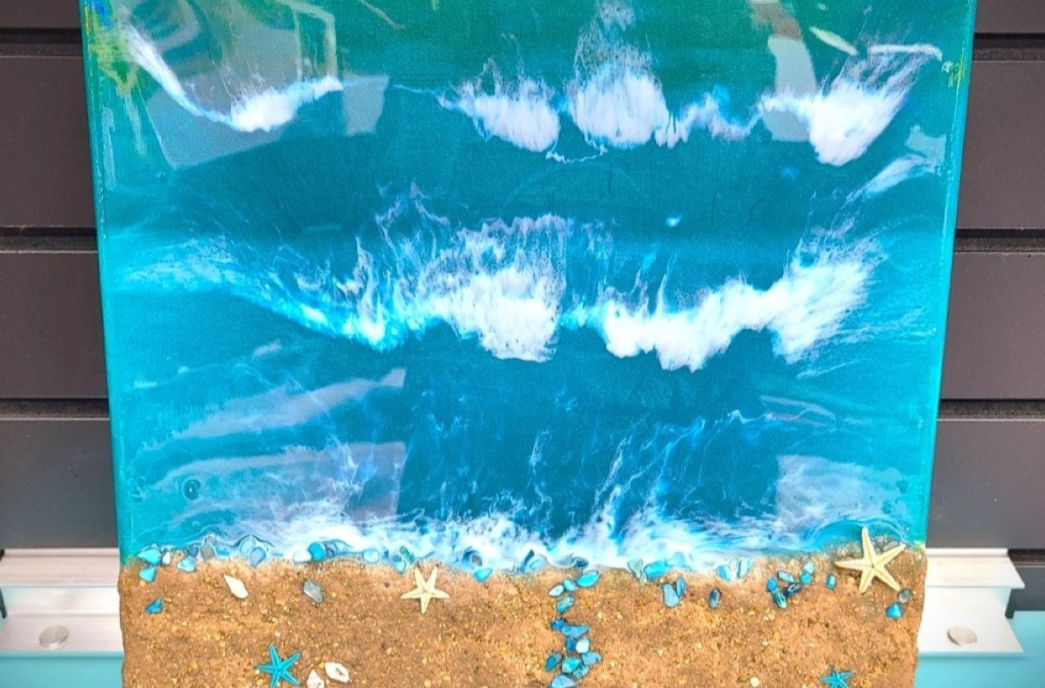 Resin Beach Art