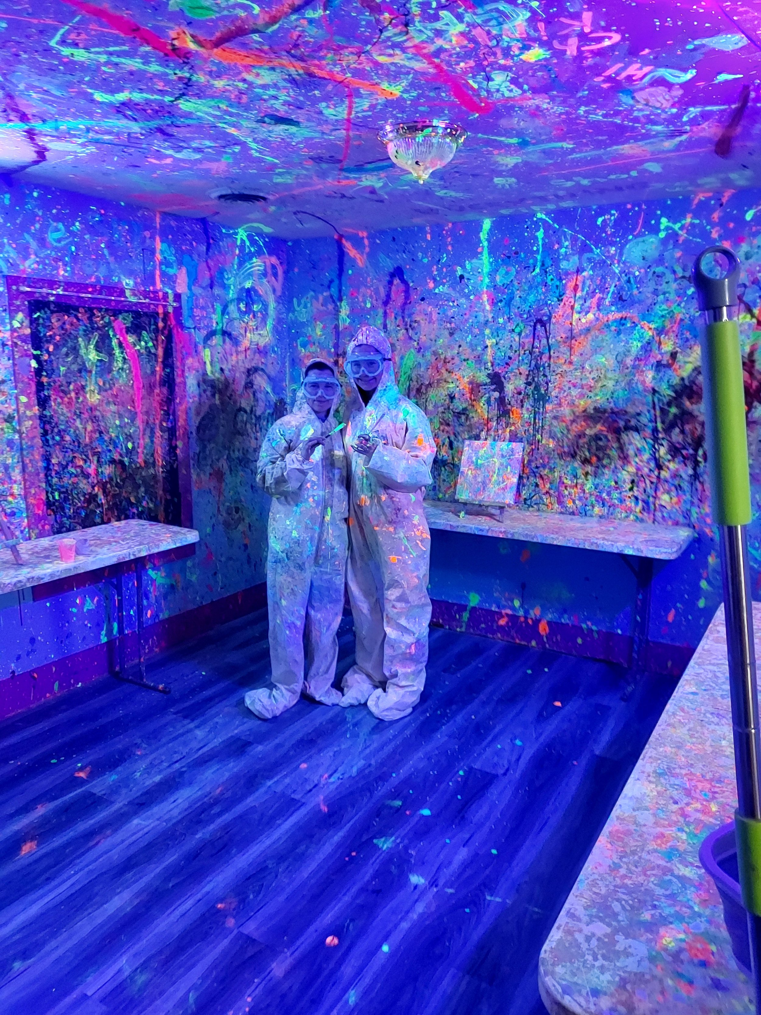 Splatter Art with my Mom :)