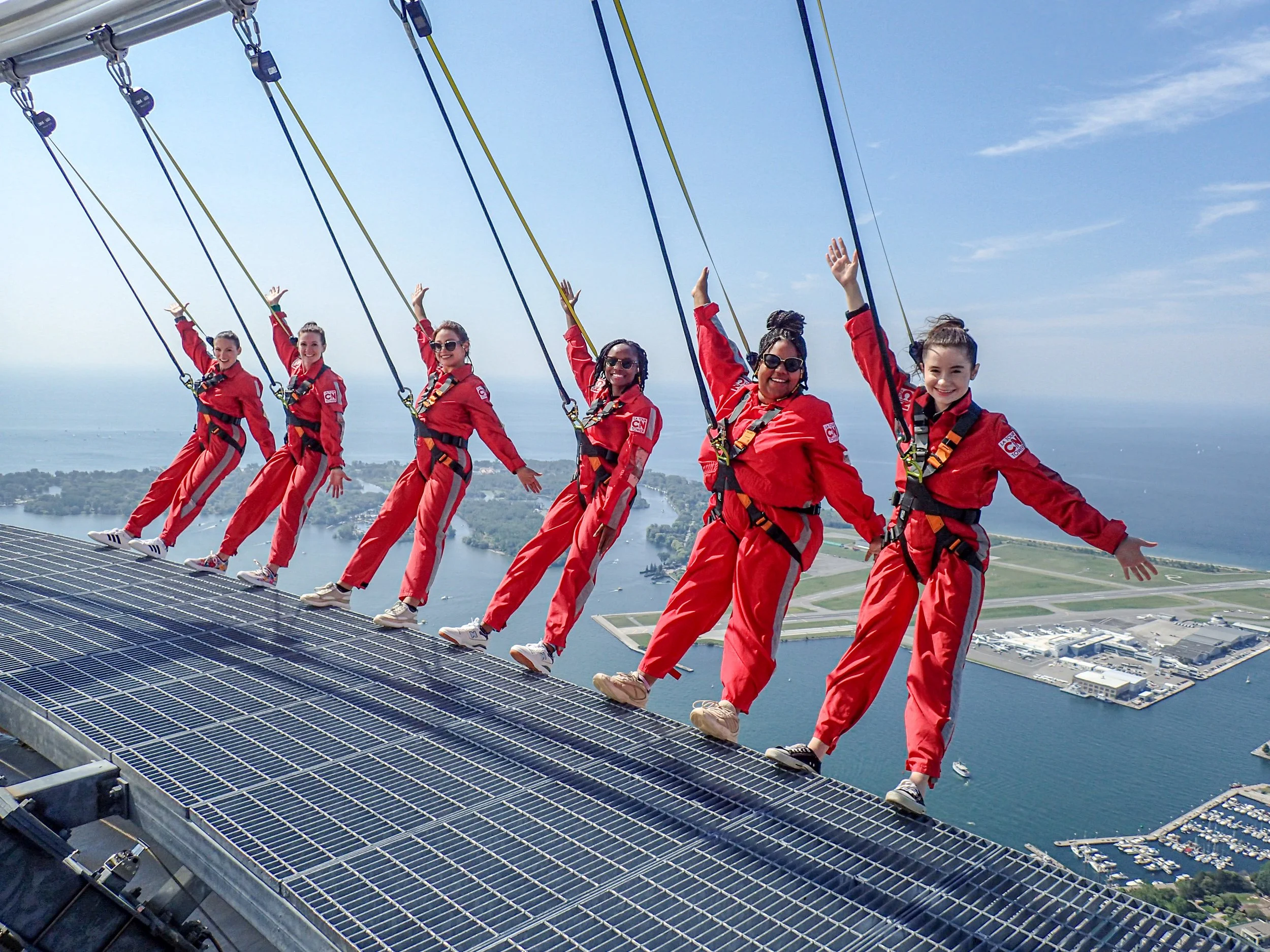 Group Photo on the CN Tower EdgeWalk