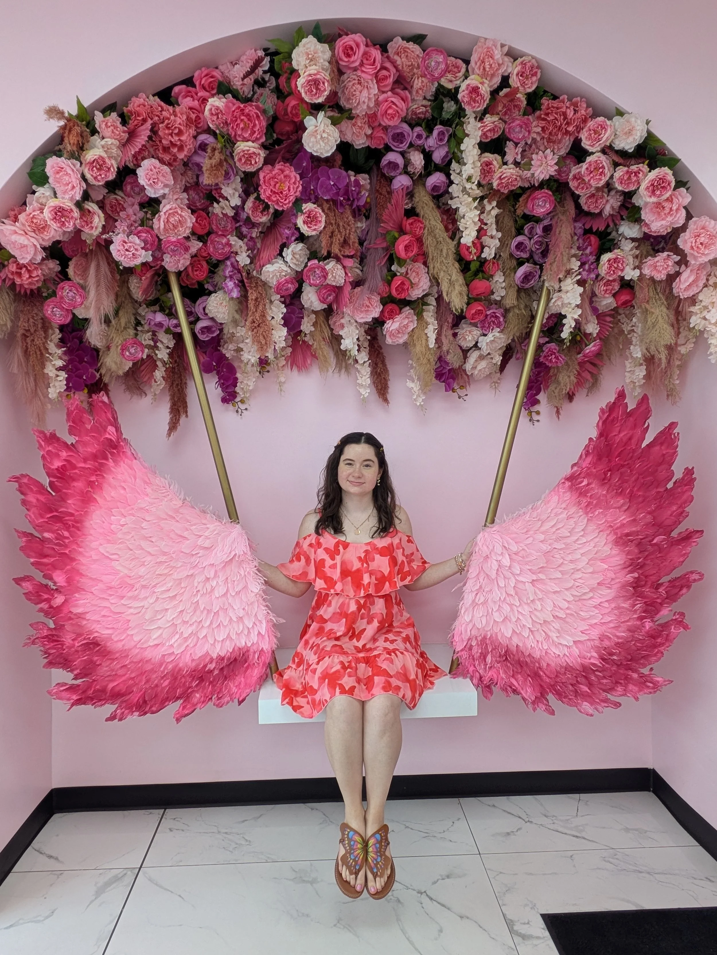 Pink Angel Wing Swing
