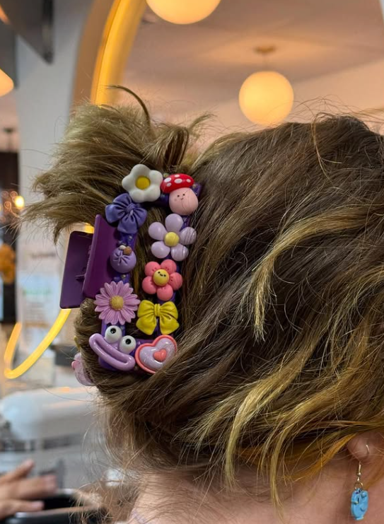 Claw Clip with Frosting &amp; Charms