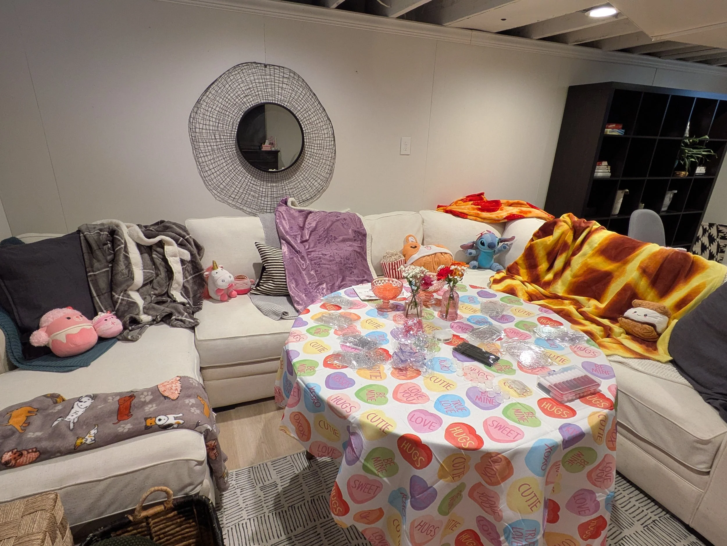 Cozy Movie Set-Up at Home