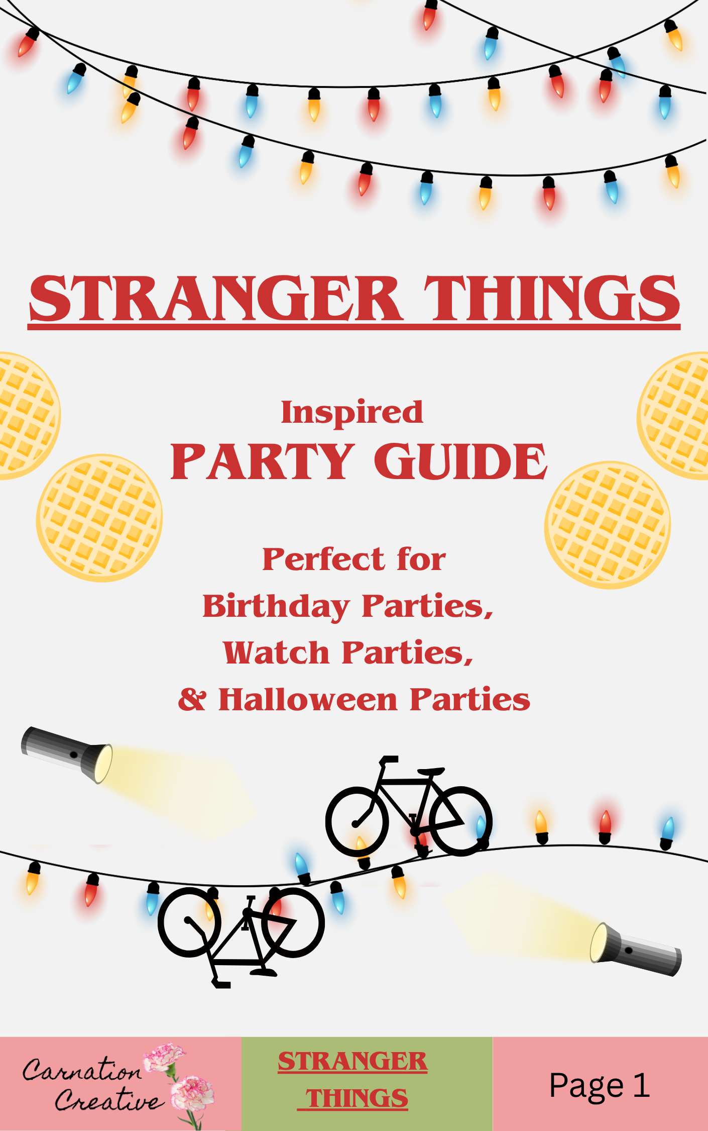 Stranger Things Inspired Party Guide