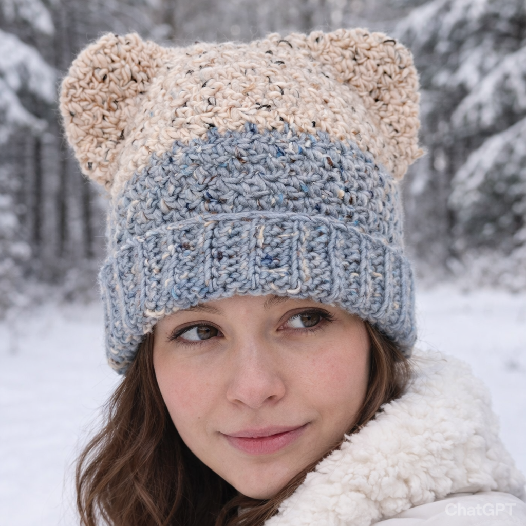 gorro con orejas beige y gris jaspeado.png
