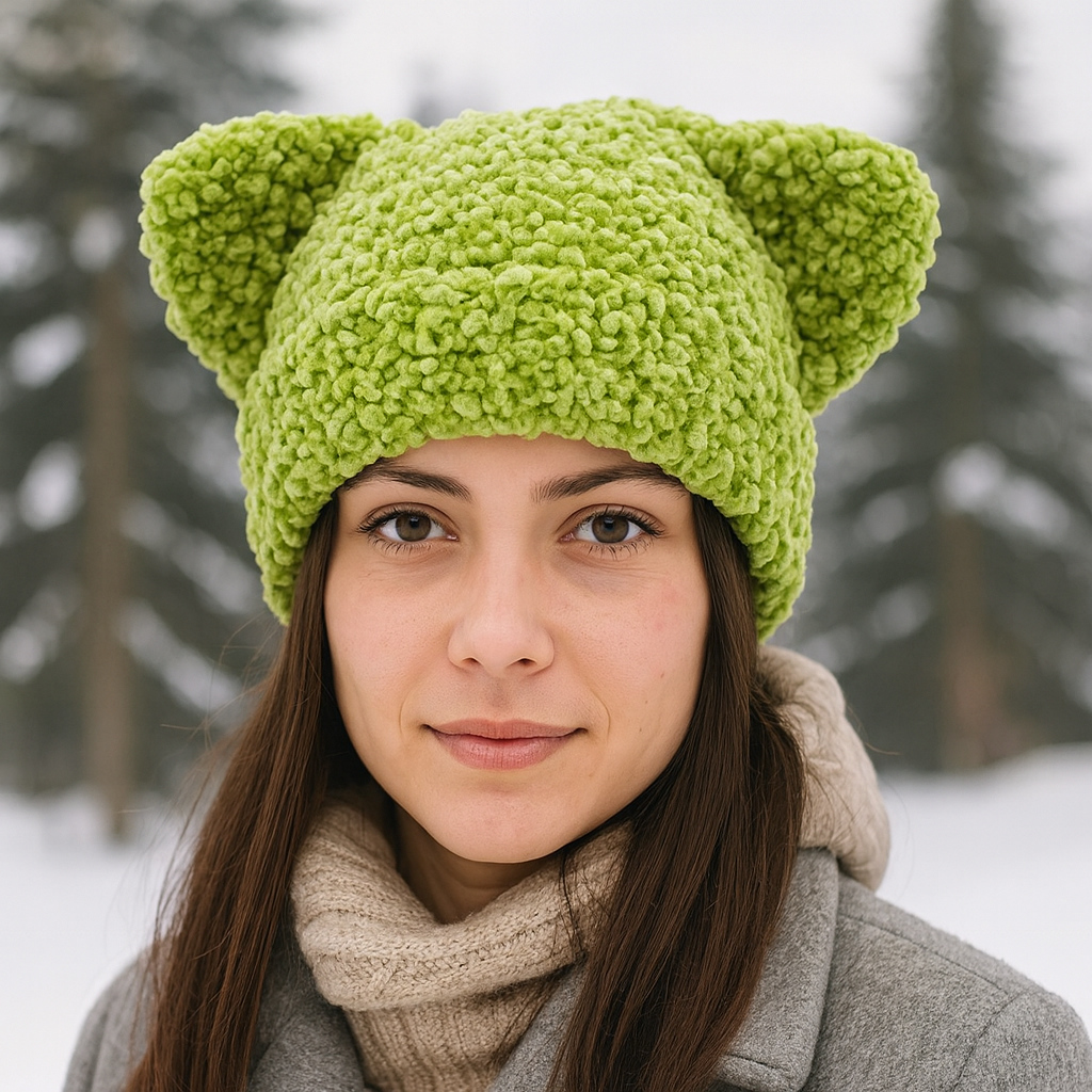 gorro con orejas verde con modelo 2.png