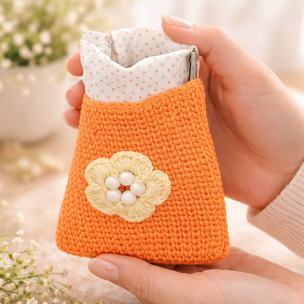 monedero cuadrado naranja en mano 2.png