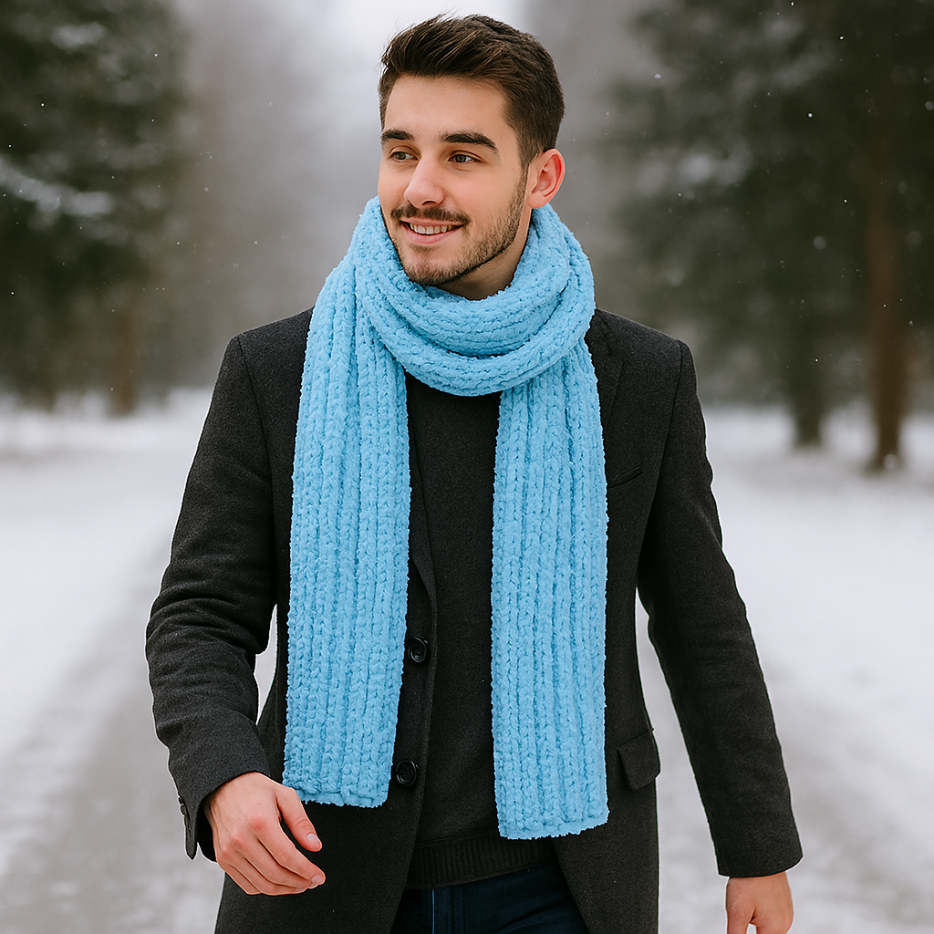 bufanda azul con modelo masculino.png