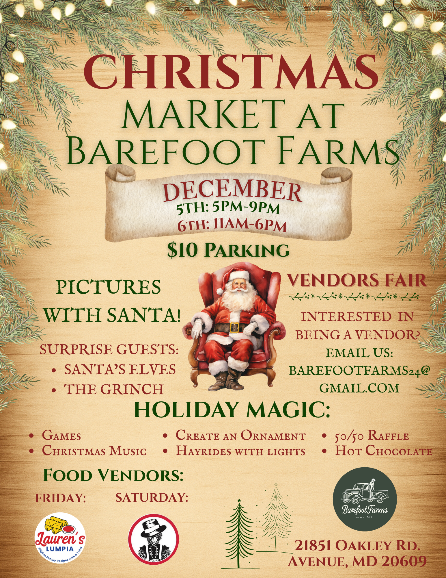 Barefoot Farms Christmas Market