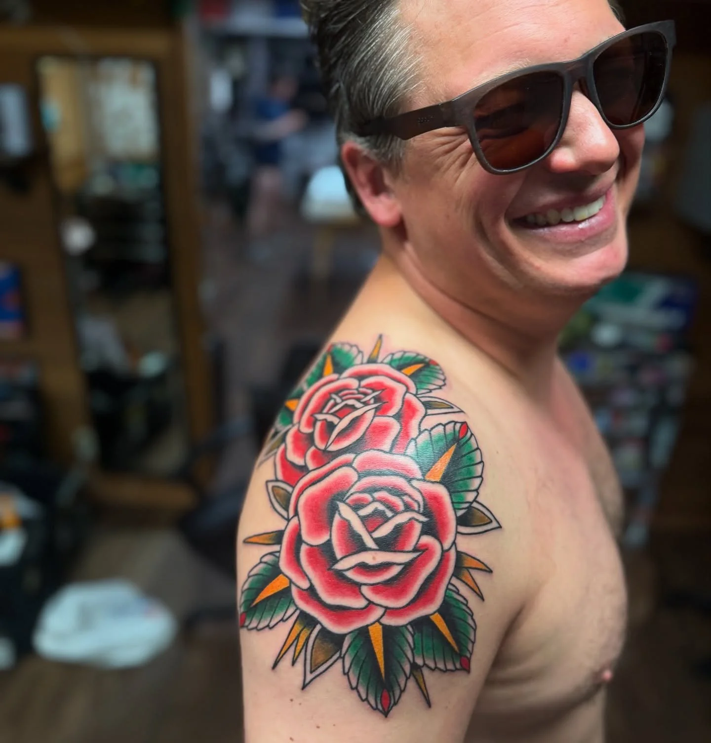 Sometimes I don&rsquo;t understand myself and why I&rsquo;m so drawn to tattooing flowers &amp; nature&hellip;but my gma Carole was a huge inspo to me growing up as she painted from pictures she would take in her garden or from her trips around the w