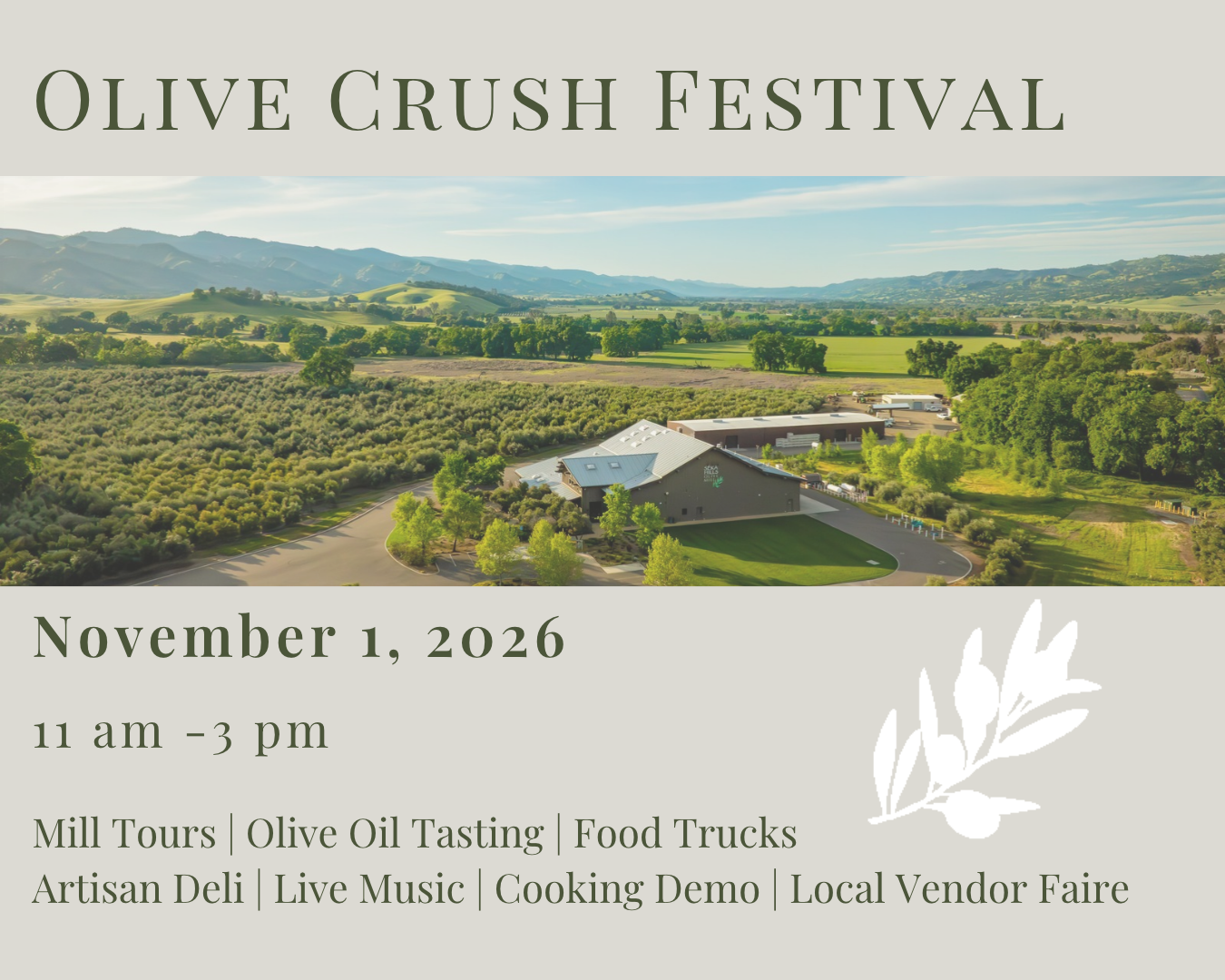 Olive Crush Festival