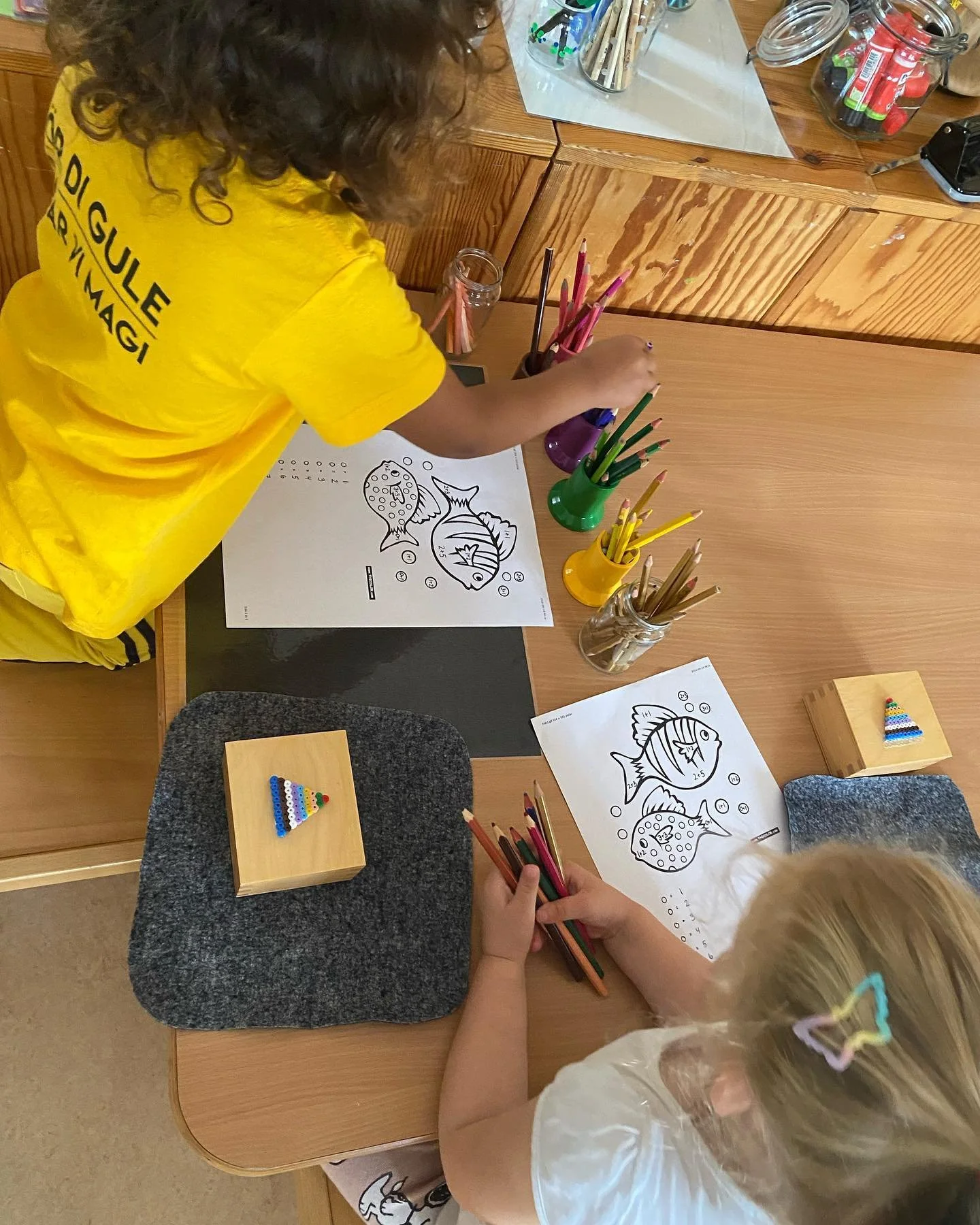 Ny start och nya utmaningar hos stora Globen.  Syftet med att utmana barnen till l&auml;rande, &auml;r just det f&ouml;rskolan handlar om och att arbeta medvetet som pedagog vilket leder till barnets utveckling.

# Instagram 
#montessorif&ouml;rskola