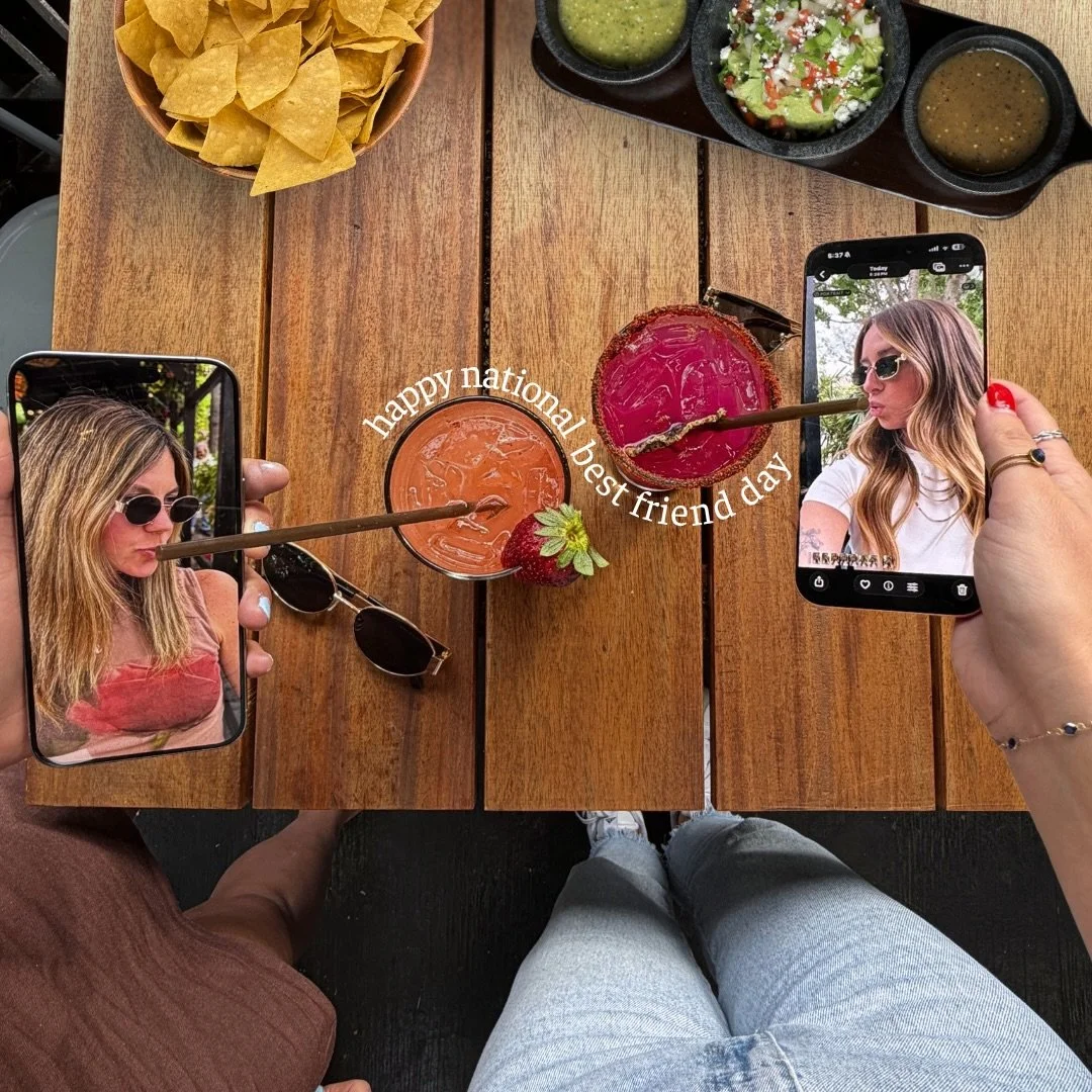 Some friendships are built on years of memories. Others are built on sharing happy hour bites and margaritas.

We prefer the latter. 🥂

Happy Best Friend Day! Now tag your bestie so you can make plans to celebrate the right way (with tacos and tequi