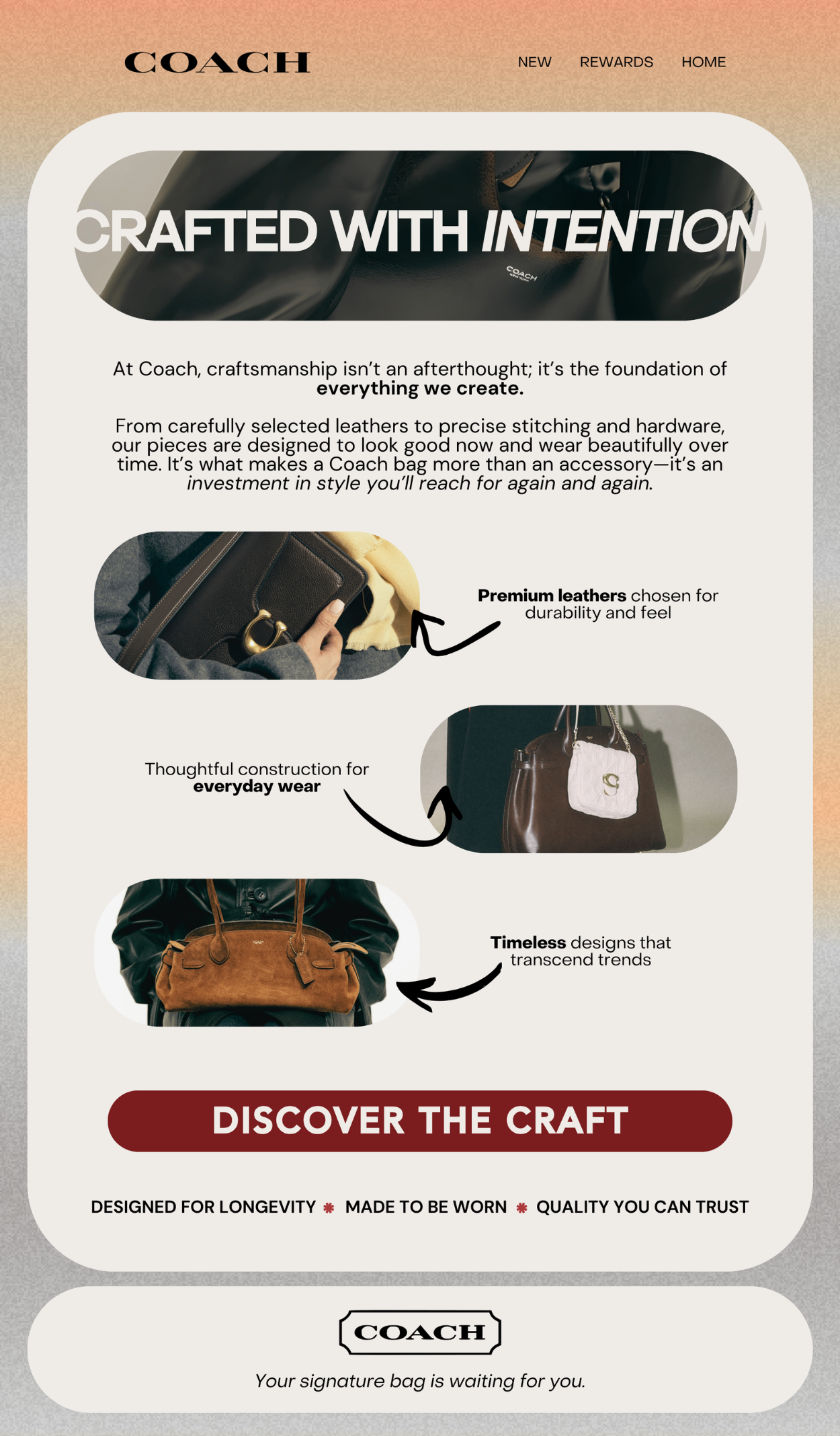 Coach: Welcome Email Flow #2 - Building Brand Credibility 