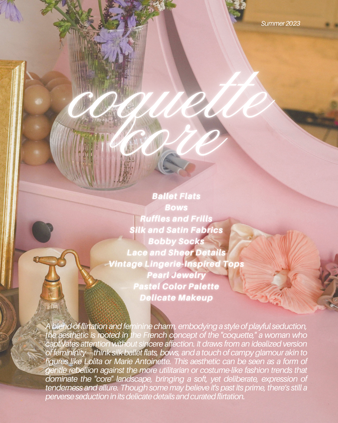 Coquette Core Poster