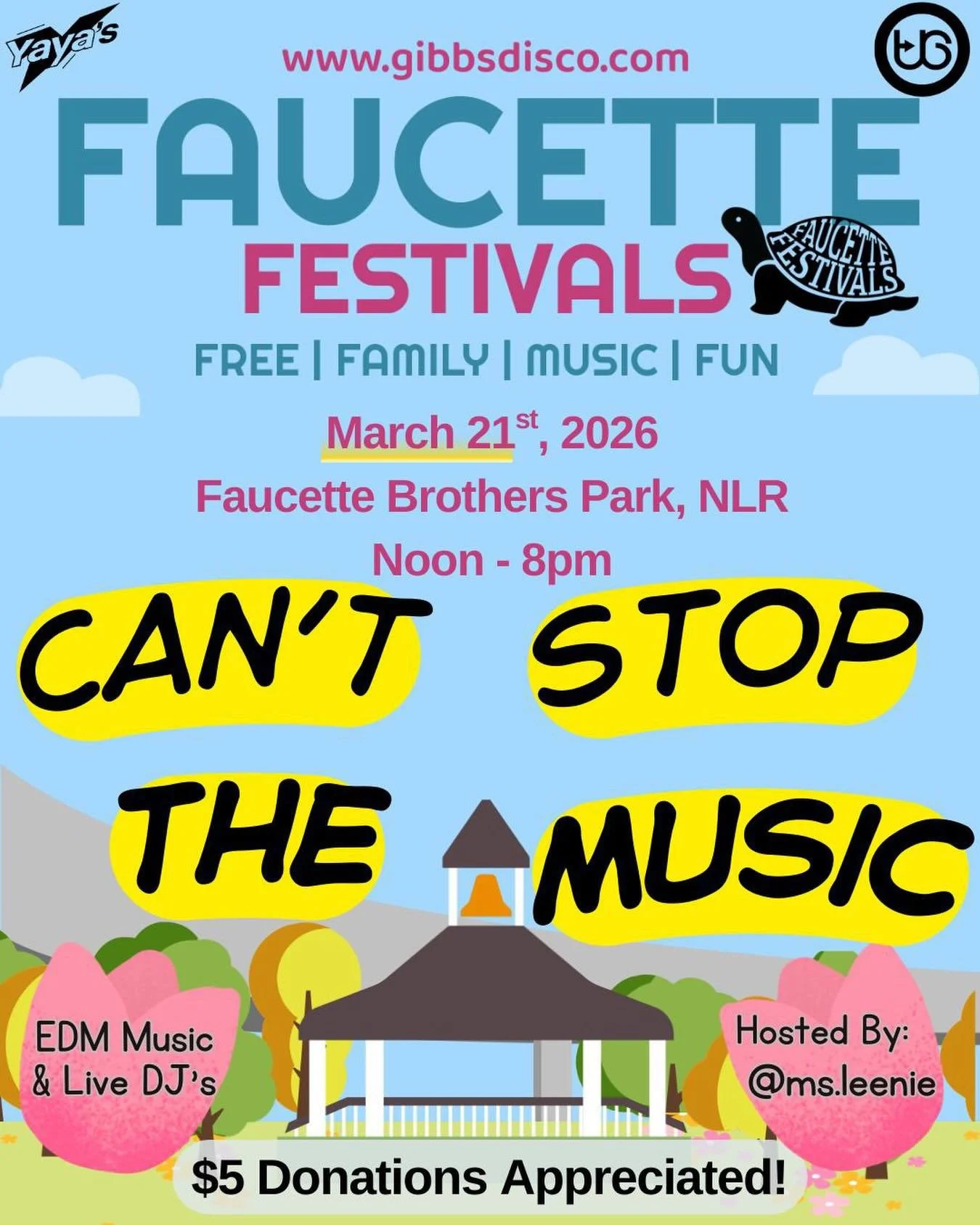 A little rain ☔️ won&rsquo;t wash this one out! See everyone on March 21st for a full day of sun, sounds and good vibes with some Circus Arts served on the side of course 😝🌞💜✨🎪 @faucettefestivals